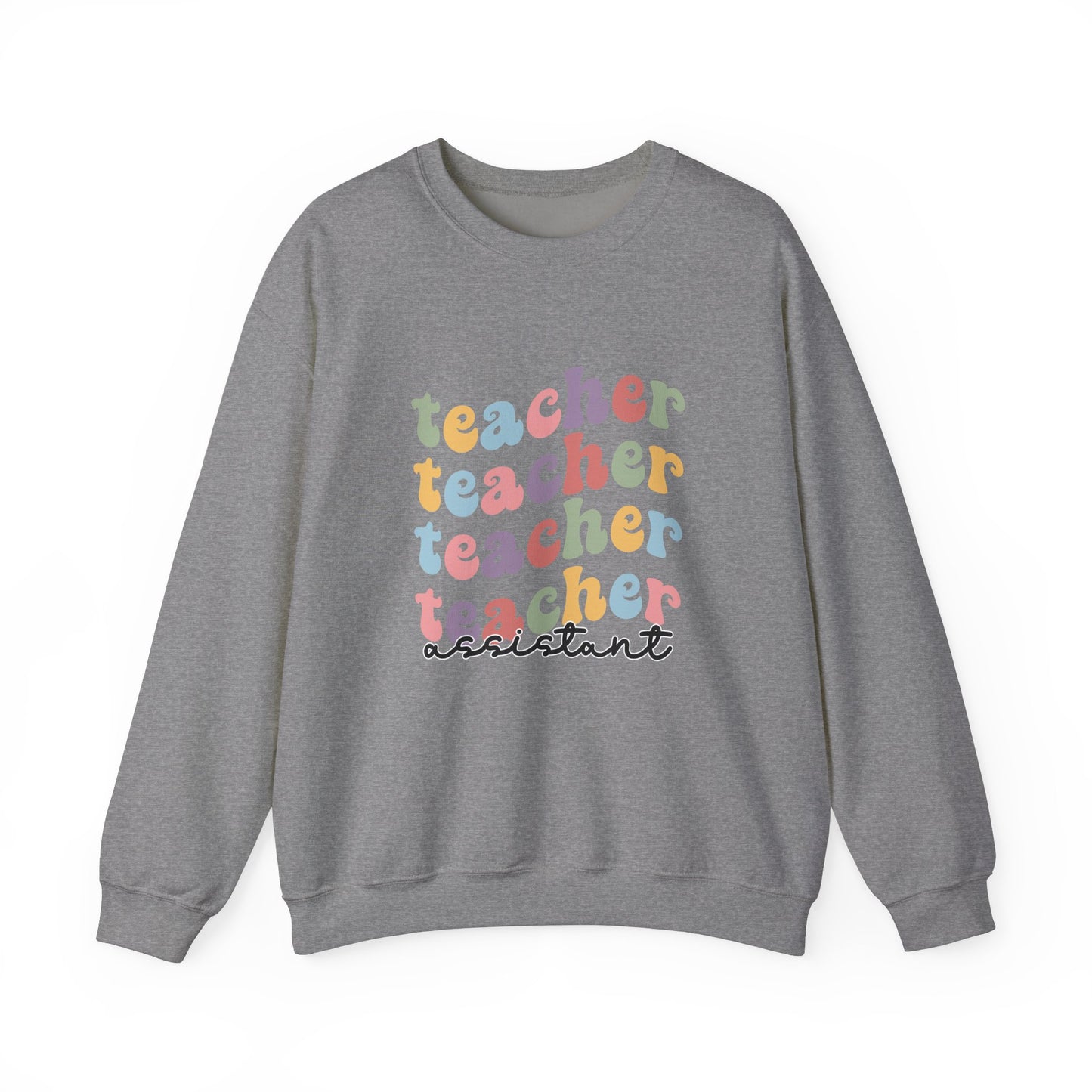 Retro Teacher Assistant Sweatshirt, Retro Teacher Assistant Sweater, Cool Teacher Assistant Sweatshirt, Teacher Assistant Life Sweater, Back to School Sweatshirt