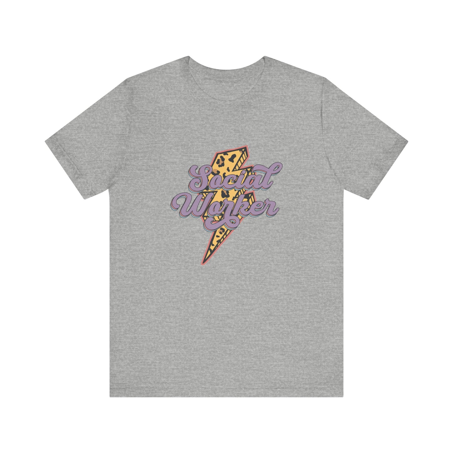Lightning Bolt Social Worker Shirt, Social Worker Retro Shirt, Back to School Counselor Shirt, School Counselor Shirt, School Staff Shirt