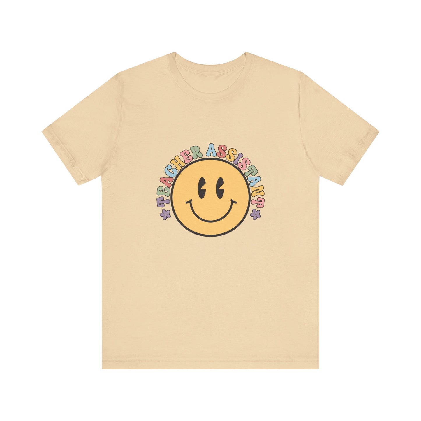 Smiley Teacher Assistant Shirt, Retro Style Smiley Teacher Assistant Shirt, Teacher Assistant Tee, Smiley Teacher Assistant Shirt, Teacher Assistant Life Shirt, Custom Teacher Assistant Shirt, Custom Teacher Assistant Gift