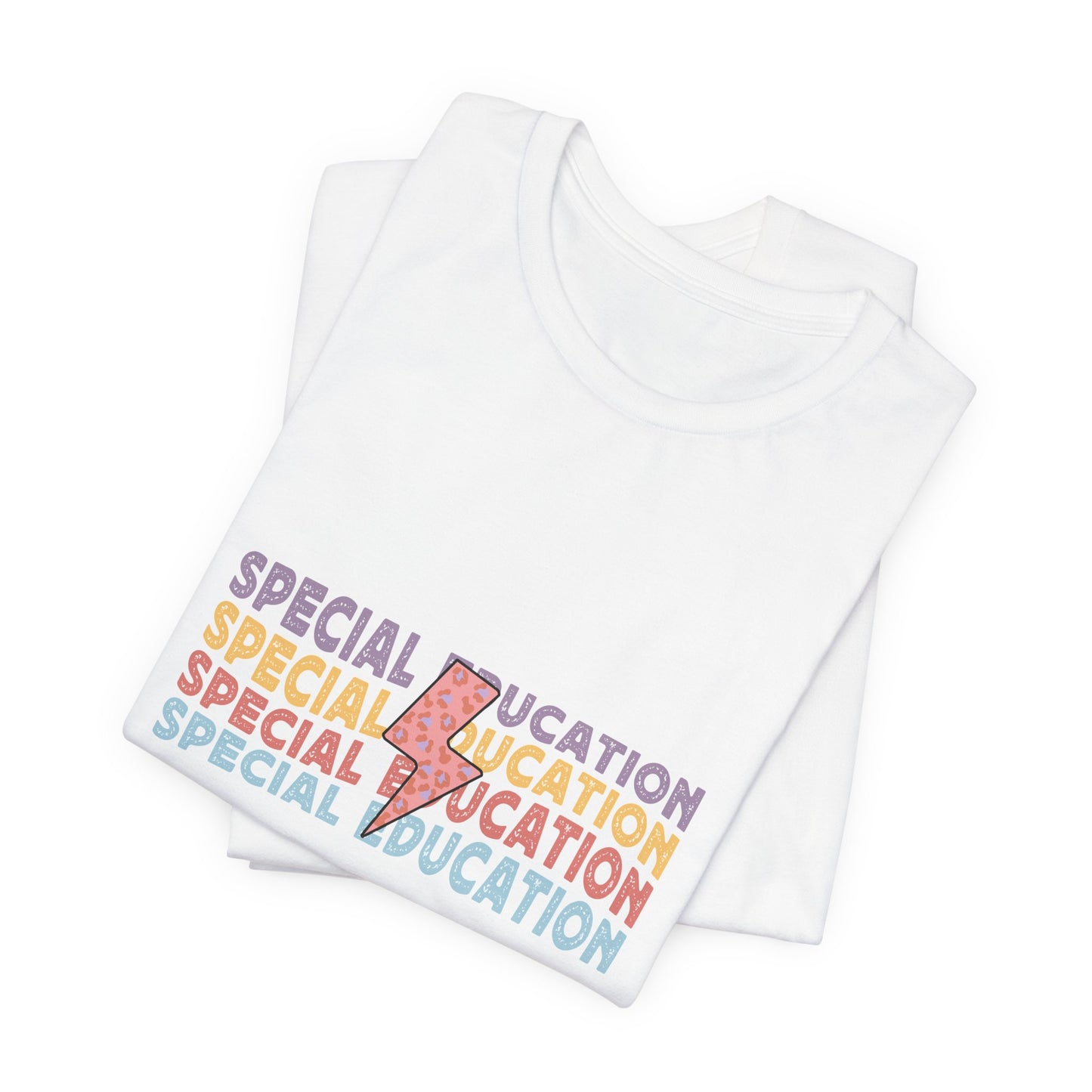 Lightning Bolt SPED Teacher Shirt, SPED T-Shirt, Lightning Bolt Special Education Teacher Shirt, Retro Teacher Life Shirt, Teacher Shirt, Custom Teacher Shirt, Custom Teacher Gift