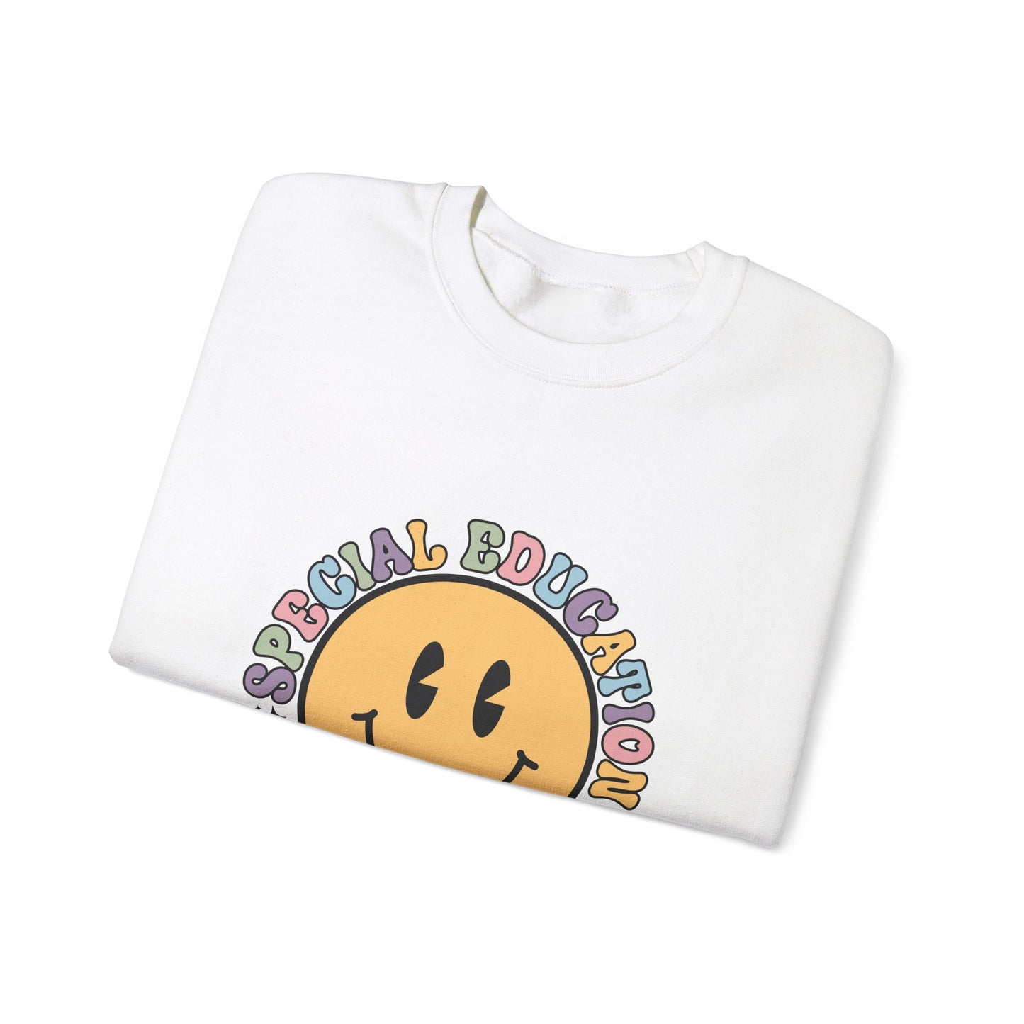 Retro Smiley Teacher Sweatshirt, Smiley SPED Sweatshirt, Special Education Teacher Sweatshirt, Teacher Life Sweater, Teacher Sweatshirt, Cute Teacher Sweatshirt, Back to School Sweatshirt