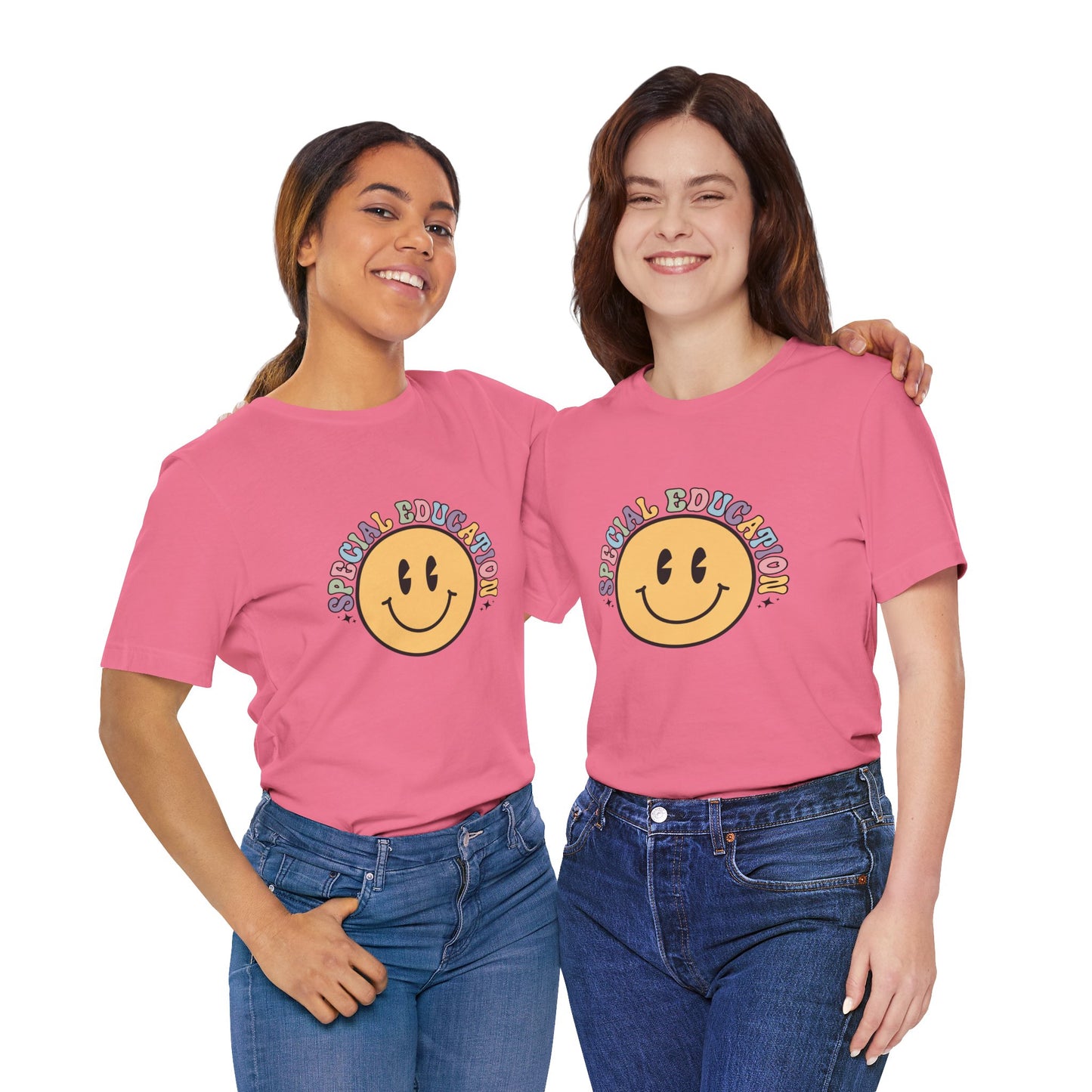 Smiley Special Education Teacher Shirt, Retro Style Smiley SPED Teacher Shirt, SPED T-Shirt, Special Education Teacher Shirt, Teacher Life Shirt, Teacher Shirt, Custom Teacher Shirt, Custom Teacher Gift