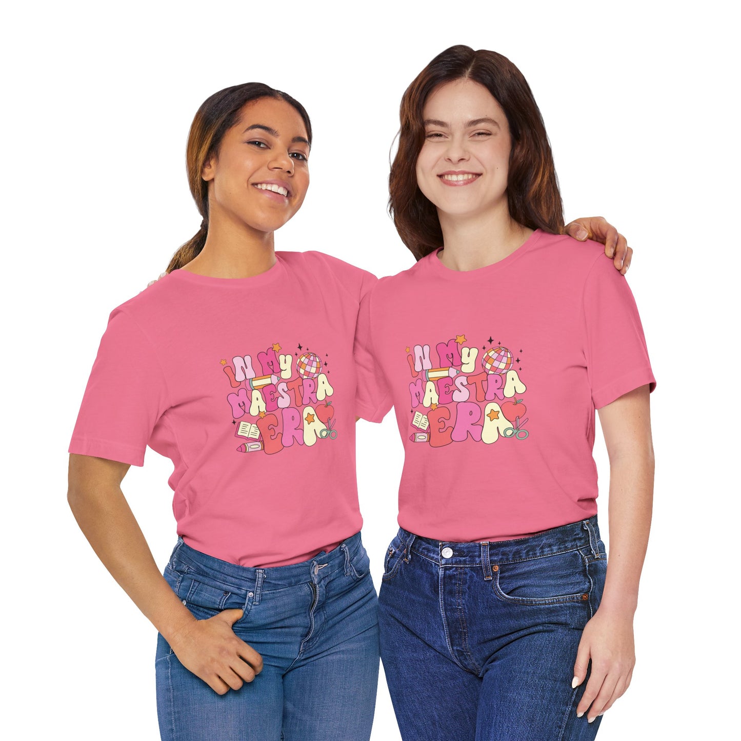 Disco Apple In My Teacher Era Tee, Disco Apple Teacher Shirt, Custom Apple Teacher Shirt, Back to School Teacher Shirt, Teacher Lifestyle Shirt, Retro Shirt, Custom Gift for Teacher