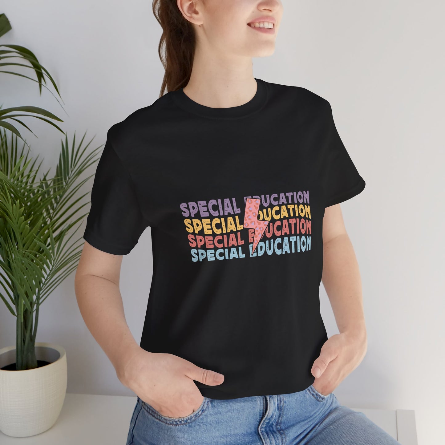 Lightning Bolt SPED Teacher Shirt, SPED T-Shirt, Lightning Bolt Special Education Teacher Shirt, Retro Teacher Life Shirt, Teacher Shirt, Custom Teacher Shirt, Custom Teacher Gift