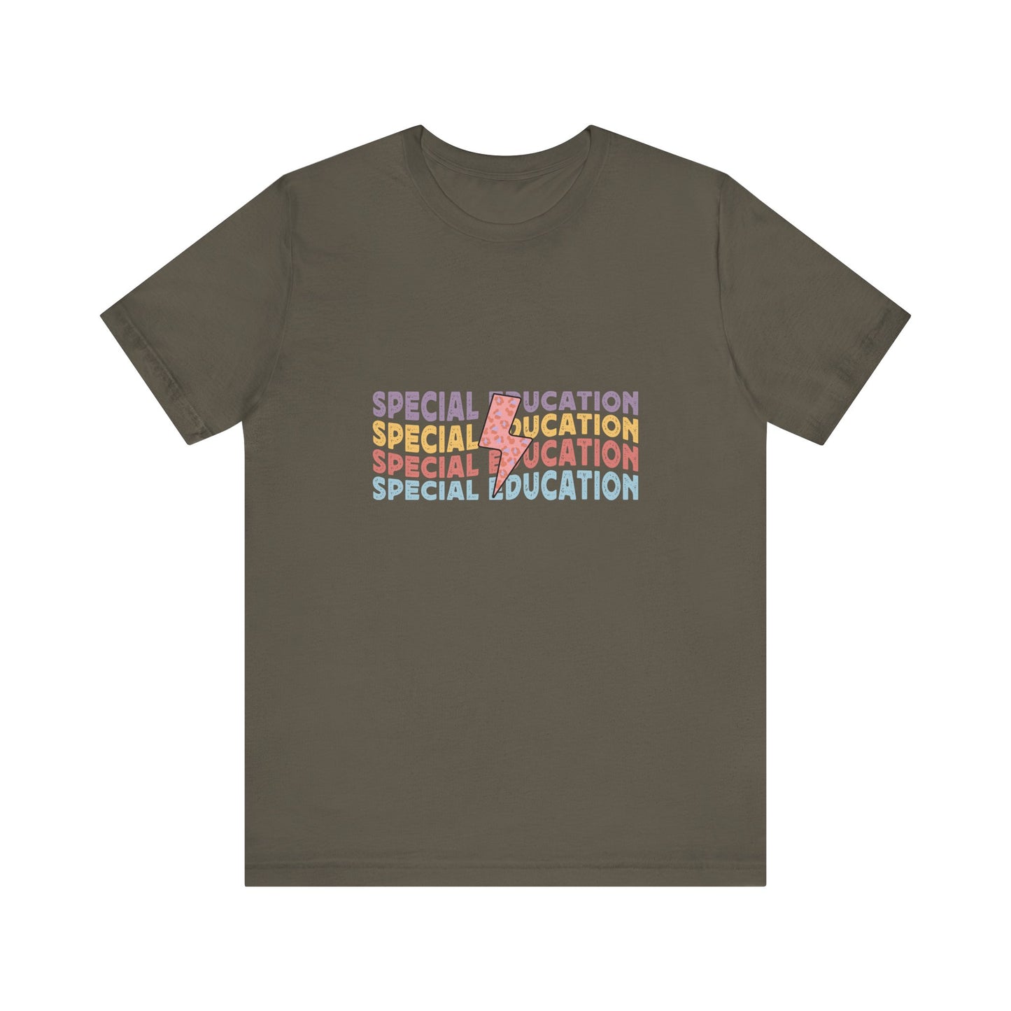 Lightning Bolt SPED Teacher Shirt, SPED T-Shirt, Lightning Bolt Special Education Teacher Shirt, Retro Teacher Life Shirt, Teacher Shirt, Custom Teacher Shirt, Custom Teacher Gift