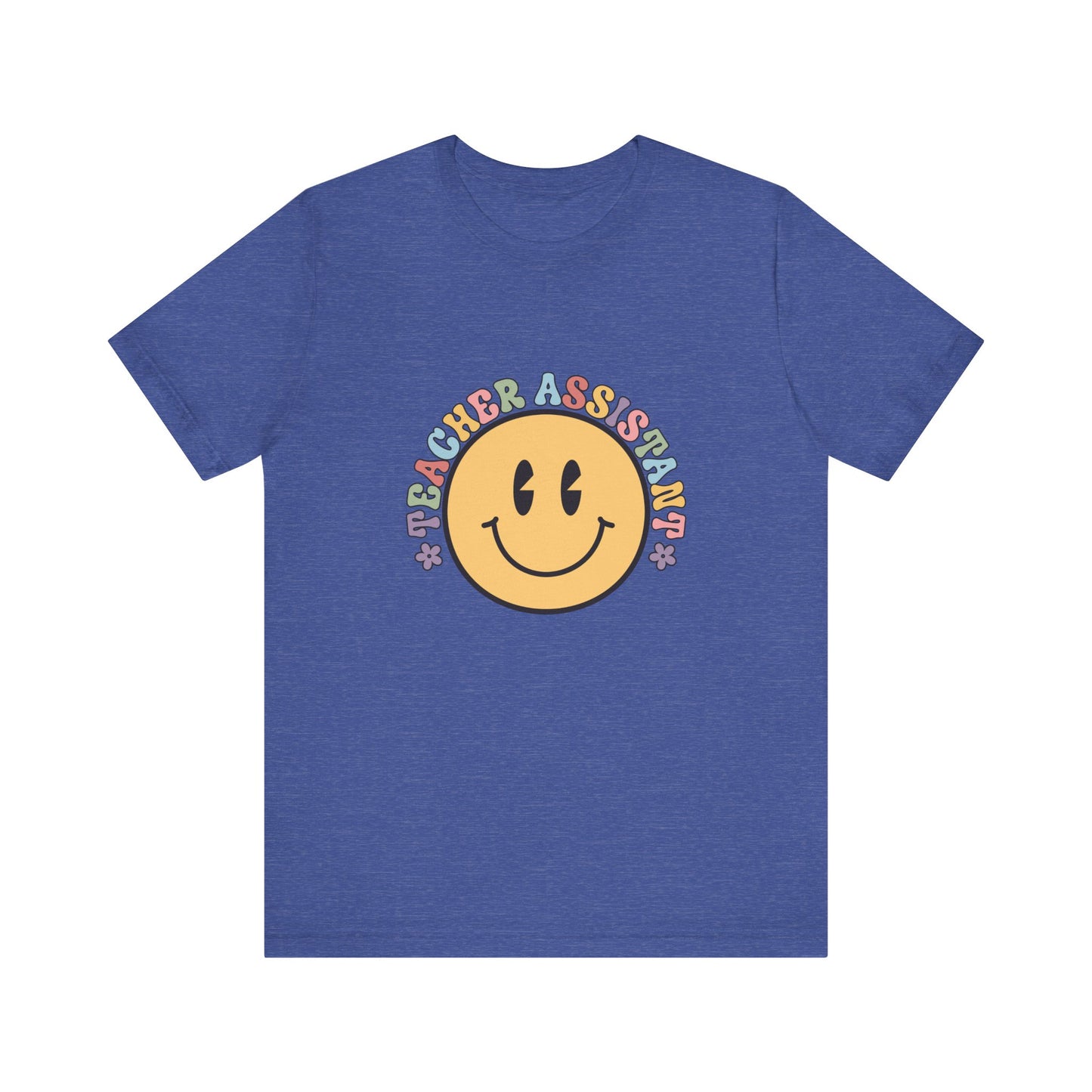 Smiley Teacher Assistant Shirt, Retro Style Smiley Teacher Assistant Shirt, Teacher Assistant Tee, Smiley Teacher Assistant Shirt, Teacher Assistant Life Shirt, Custom Teacher Assistant Shirt, Custom Teacher Assistant Gift