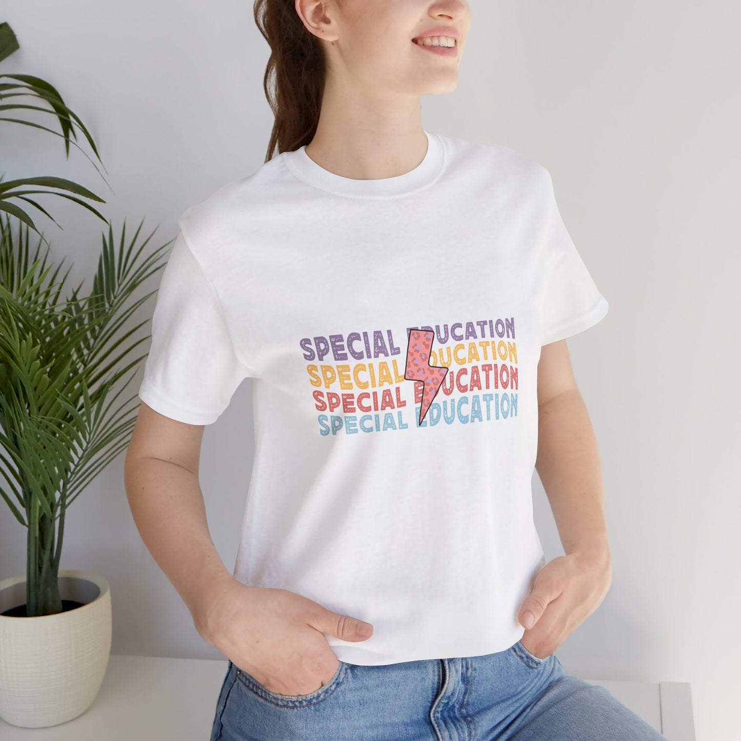 Lightning Bolt SPED Teacher Shirt, SPED T-Shirt, Lightning Bolt Special Education Teacher Shirt, Retro Teacher Life Shirt, Teacher Shirt, Custom Teacher Shirt, Custom Teacher Gift
