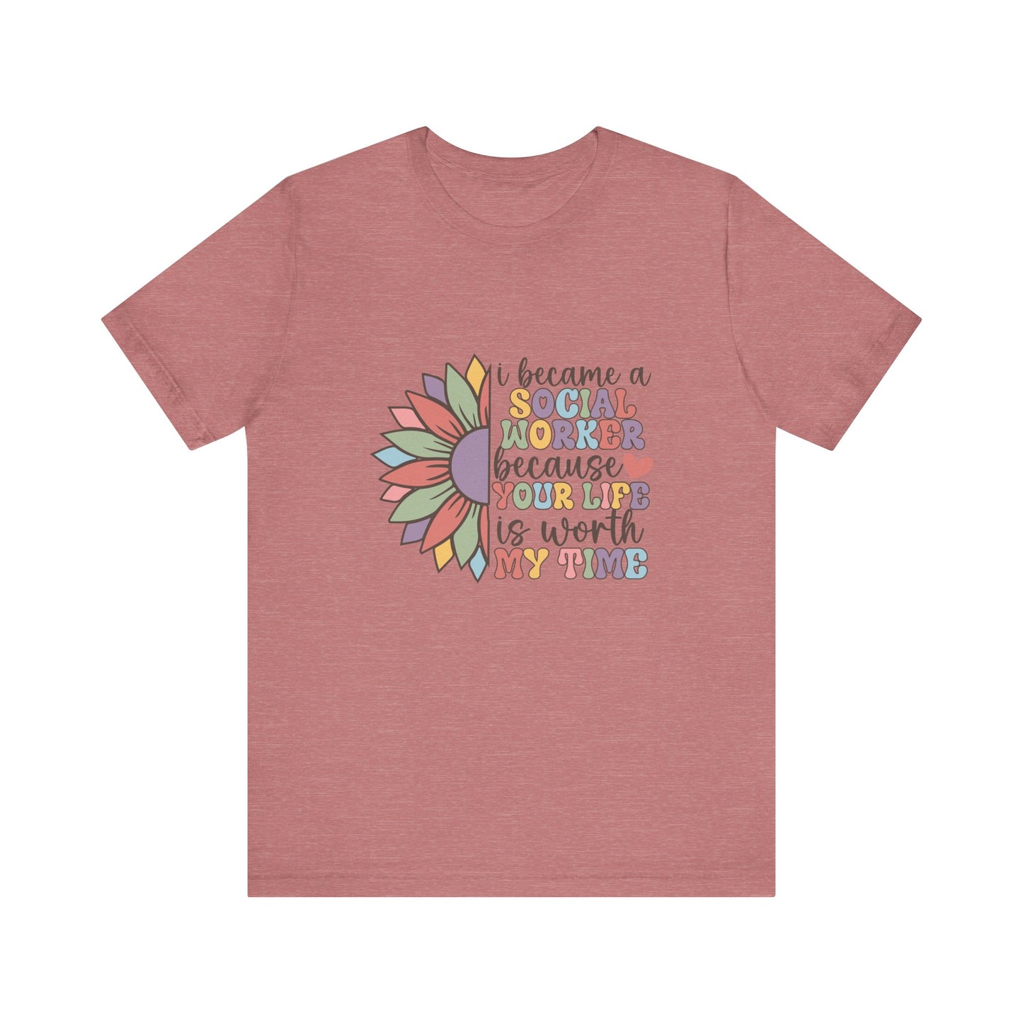 Social Worker Flowers Shirt, I Became Social Worker Flower Shirt, School Counselor Flower Shirt, Back to School Counselor Shirt, School Counselor Shirt, School Staff Shirt