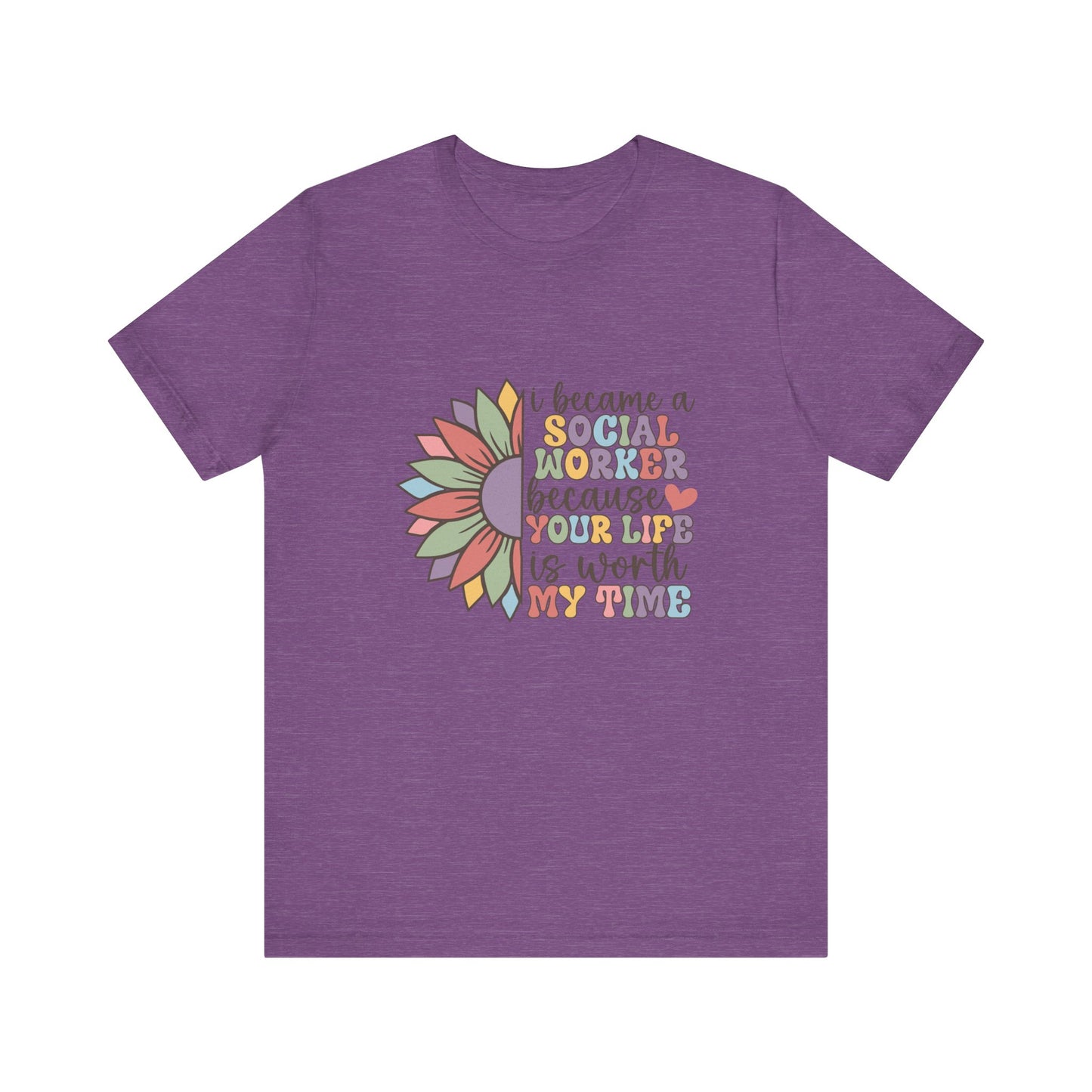 Social Worker Flowers Shirt, I Became Social Worker Flower Shirt, School Counselor Flower Shirt, Back to School Counselor Shirt, School Counselor Shirt, School Staff Shirt