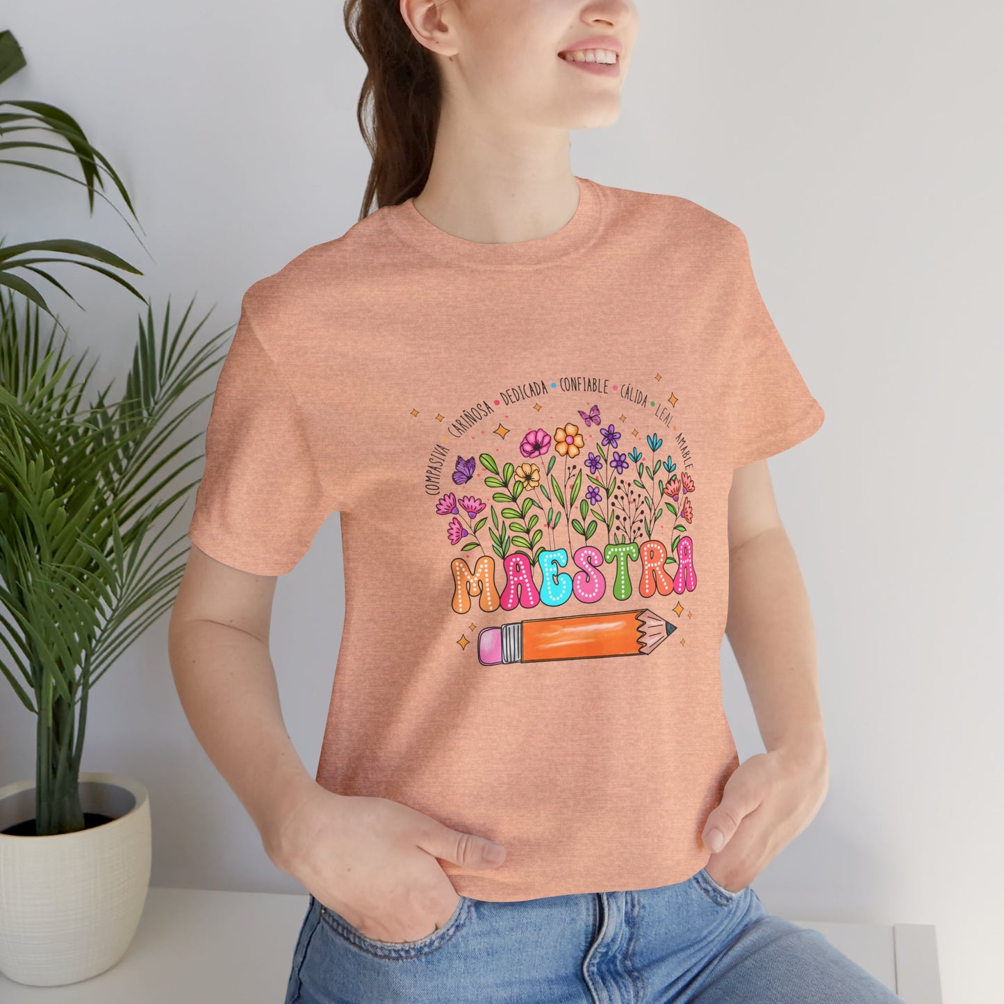 Camiseta de maestro con nombre personalizado, camiseta de maestro de flores con nombre personalizado, camisa de maestro con nombre personalizado, camisa de maestro de regreso a la escuela 