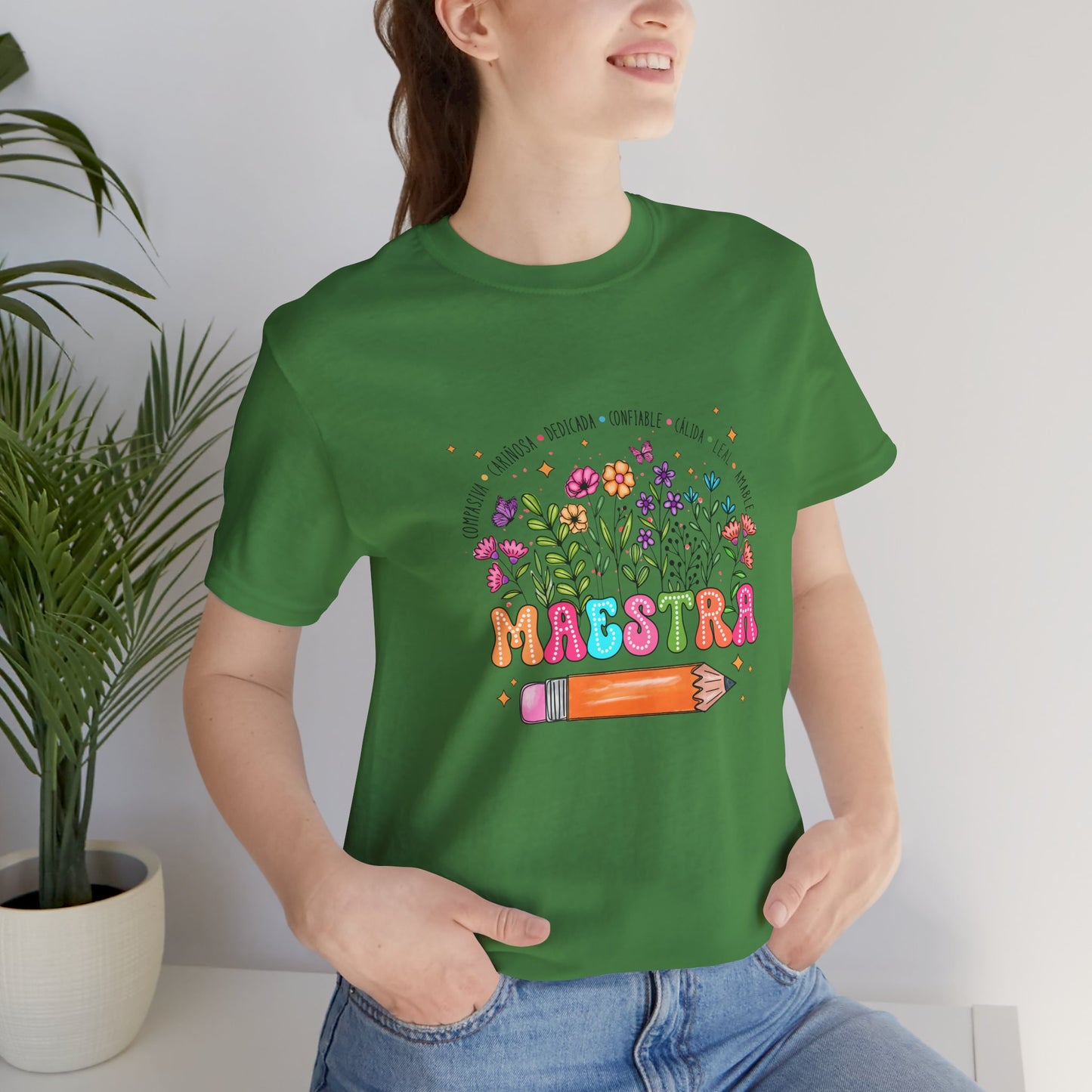 Camiseta de maestro con nombre personalizado, camiseta de maestro de flores con nombre personalizado, camisa de maestro con nombre personalizado, camisa de maestro de regreso a la escuela 