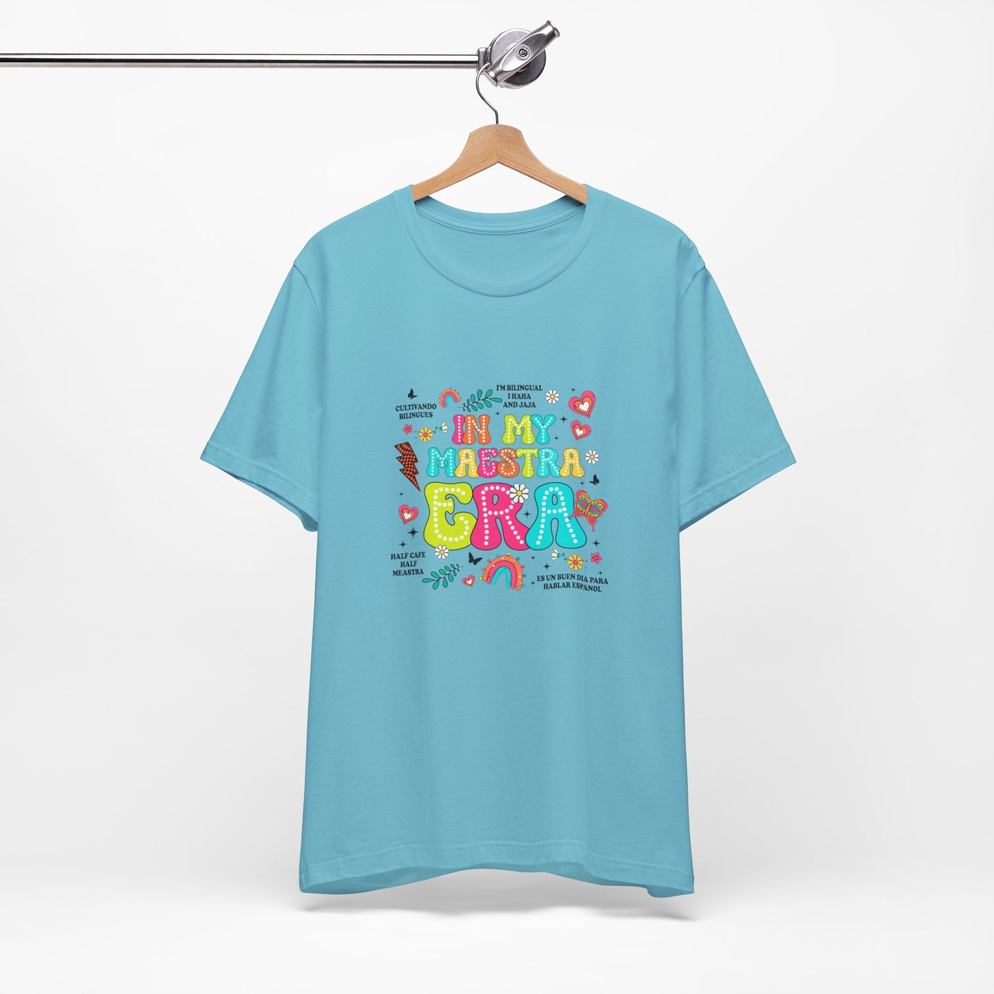 En mi camisa Maestra Era, camisa Maestra española, camiseta Maestra española, camisa personalizada de profesora de español, regalos personalizados para profesora 