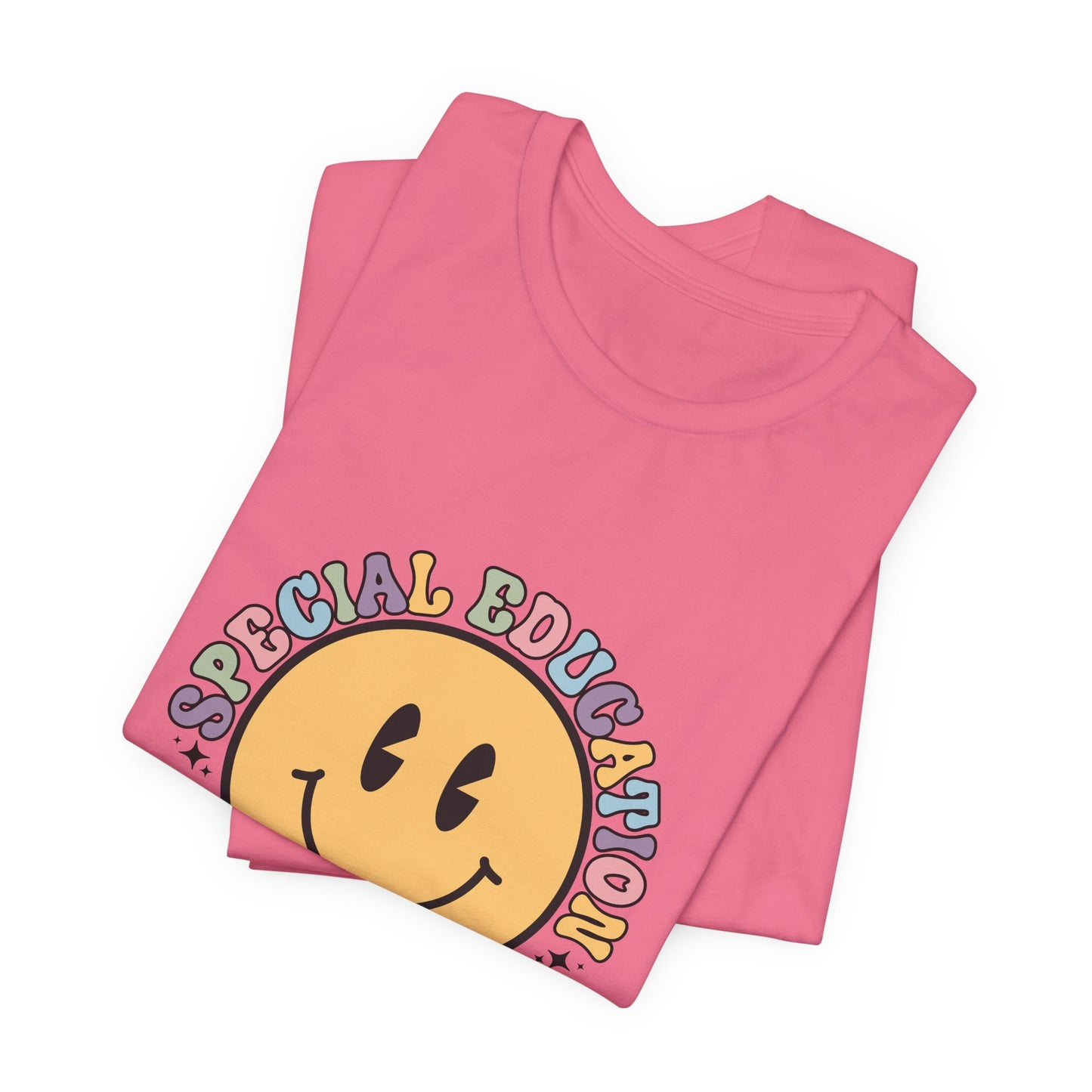 Smiley Special Education Teacher Shirt, Retro Style Smiley SPED Teacher Shirt, SPED T-Shirt, Special Education Teacher Shirt, Teacher Life Shirt, Teacher Shirt, Custom Teacher Shirt, Custom Teacher Gift