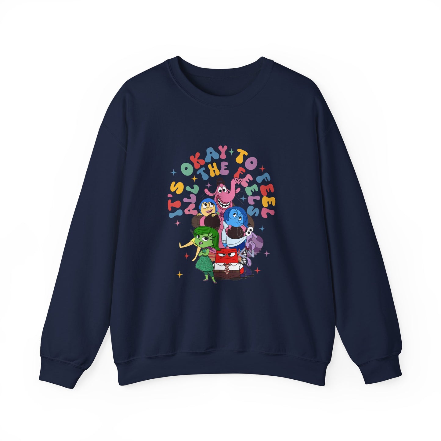 It's Ok to Feel All the Feels Characters Sweatshirt, Feel the Feels Sweater, Emotions Sweater, In My Emotions Era Sweatshirt, Back to School Teacher Sweater