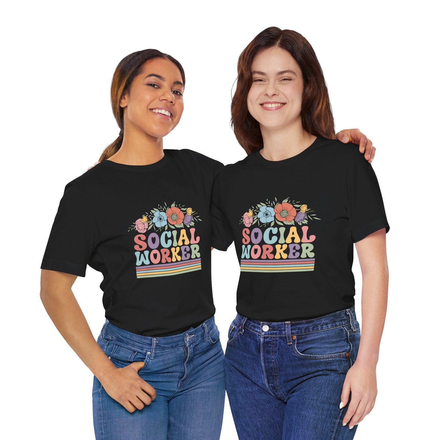 Social Worker Flowers Shirt, Social Worker Wildflowers Shirt, School Counselor Flower Shirt, Back to School Counselor Shirt, School Counselor Shirt, School Staff Shirt