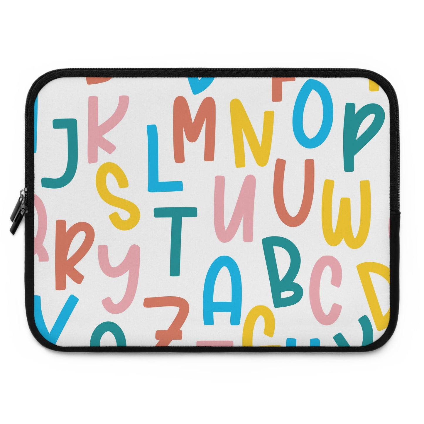 Laptop Case, Laptop Cover, Laptop Sleeve, Laptop Protector, MacBook Air Case, Mac Pro Case, Teacher Laptop Case, Alphabet Teacher Laptop Case