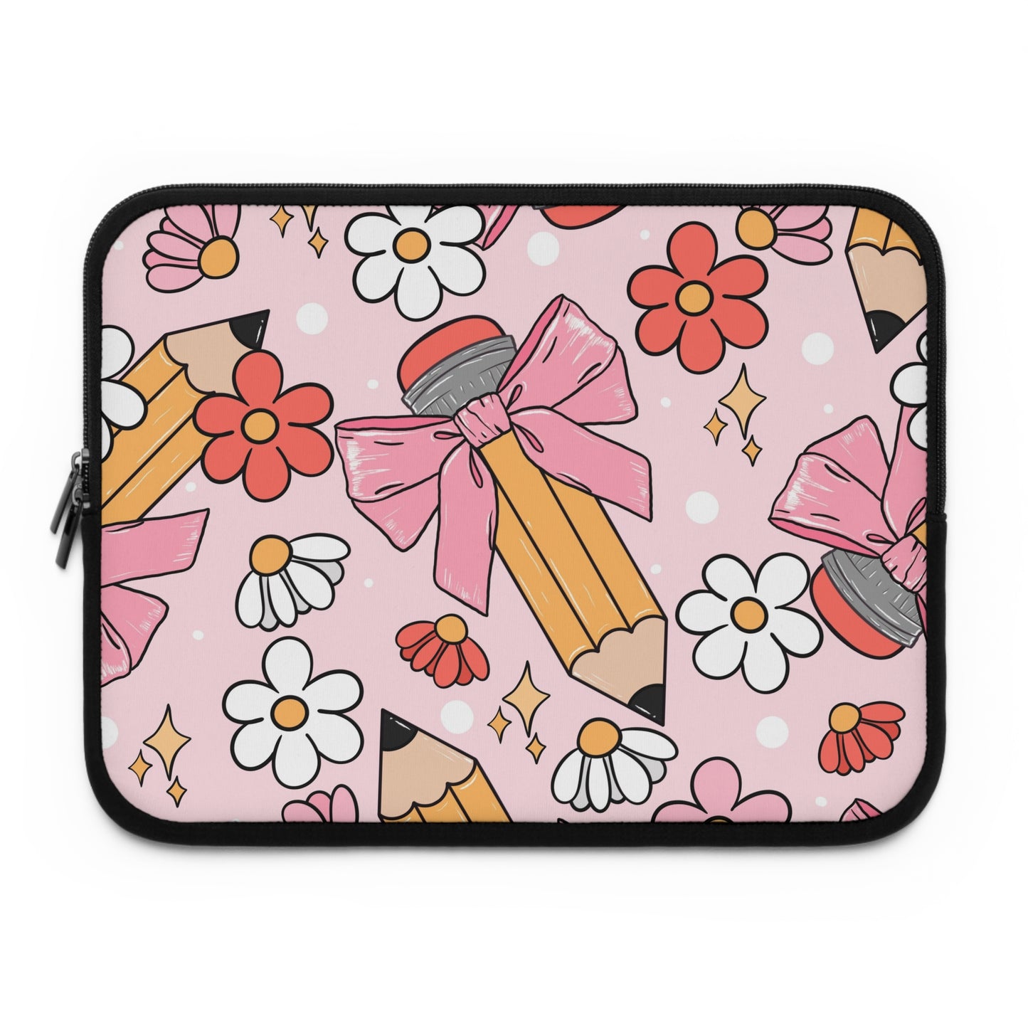 Laptop Case, Laptop Cover, Laptop Sleeve, Laptop Protector, MacBook Air Case, Mac Pro Case, Teacher Laptop Case, Pink Coquette Teacher Laptop Case