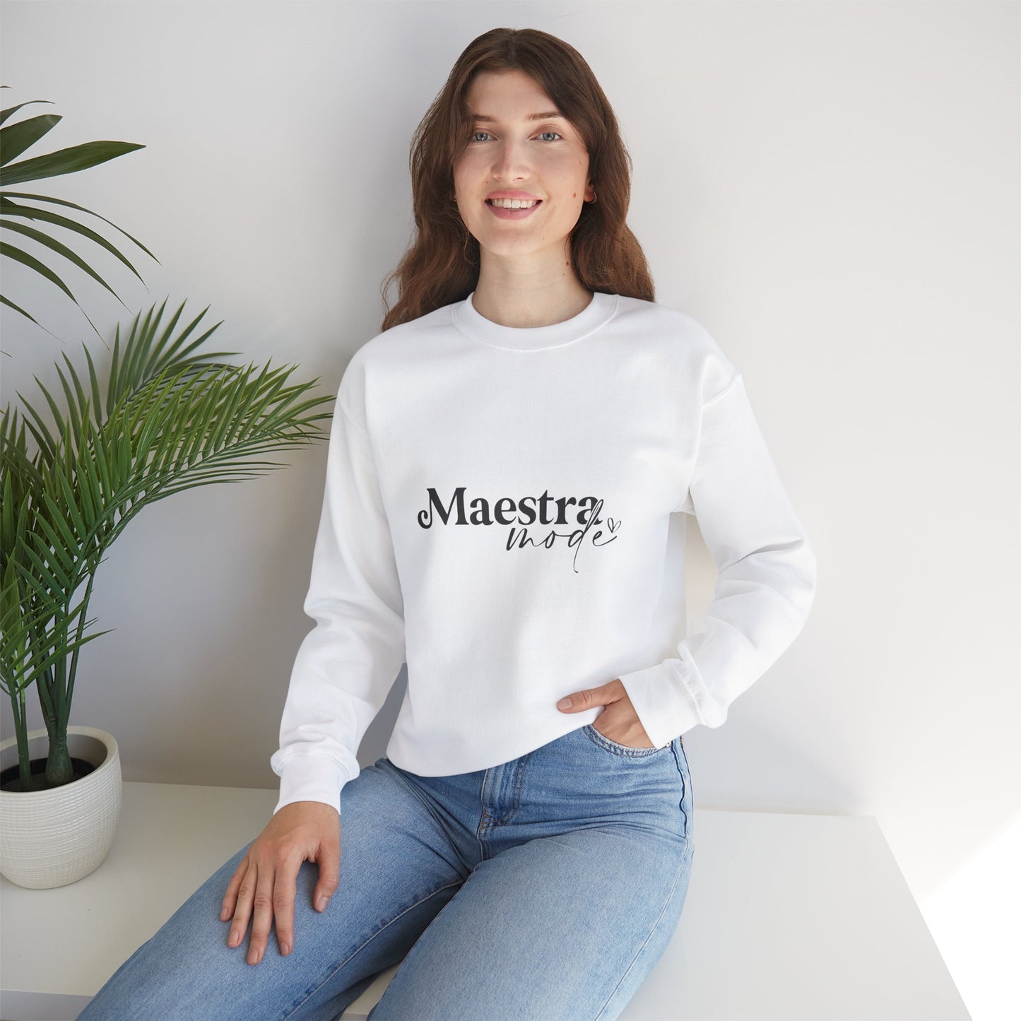 Maestra Mode Sweatshirt, Maestra Mode Teacher Sweater, Spanish Teacher Sweatshirt, Classic Teacher Sweatshirt, Classic Teacher Sweater, Cute Teacher Sweatshirt, Back to School Sweatshirt