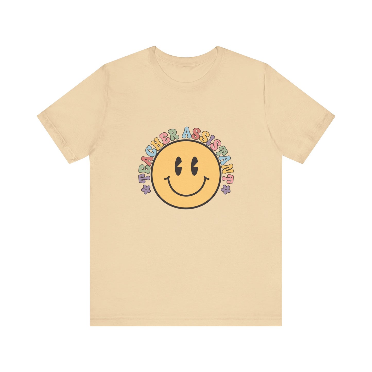 Smiley Teacher Assistant Shirt, Retro Style Smiley Teacher Assistant Shirt, Teacher Assistant Tee, Smiley Teacher Assistant Shirt, Teacher Assistant Life Shirt, Custom Teacher Assistant Shirt, Custom Teacher Assistant Gift