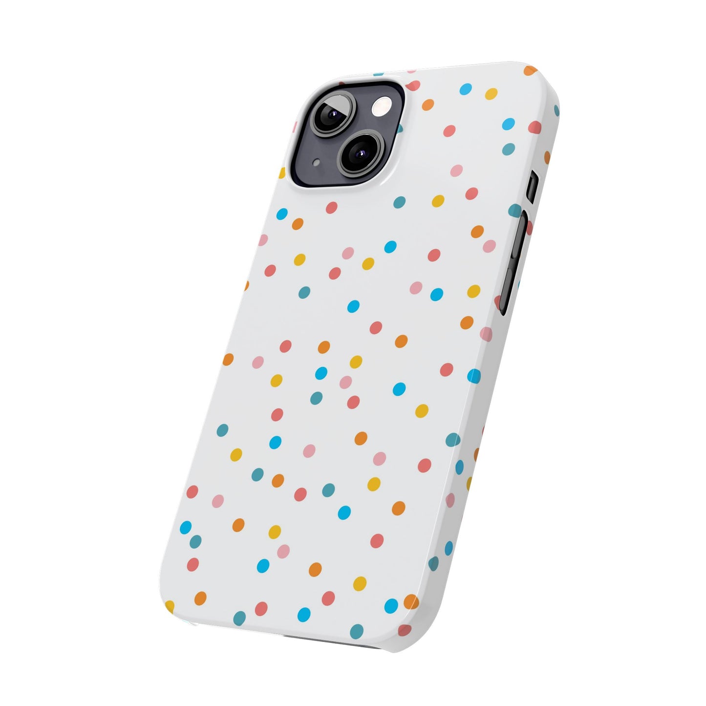 Teacher Slim Phone Case, Confetti Dots Teacher Phone Case, Back to School Teacher Phone Case, iPhone Case, Teacher Gift Ideas