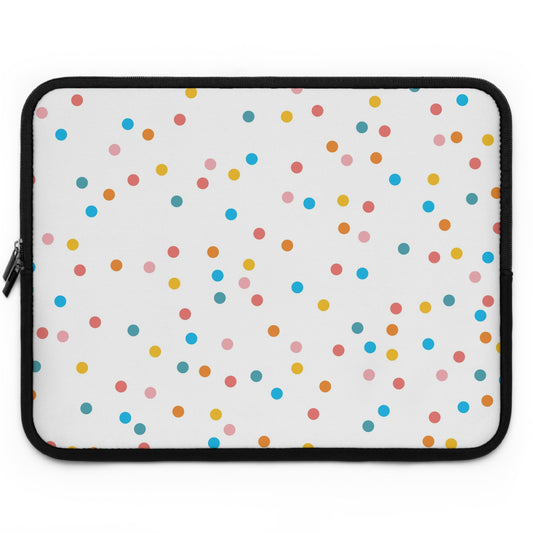 Laptop Case, Laptop Cover, Laptop Sleeve, Laptop Protector, MacBook Air Case, Mac Pro Case, Teacher Laptop Case, Confetti Dots Teacher Laptop Case