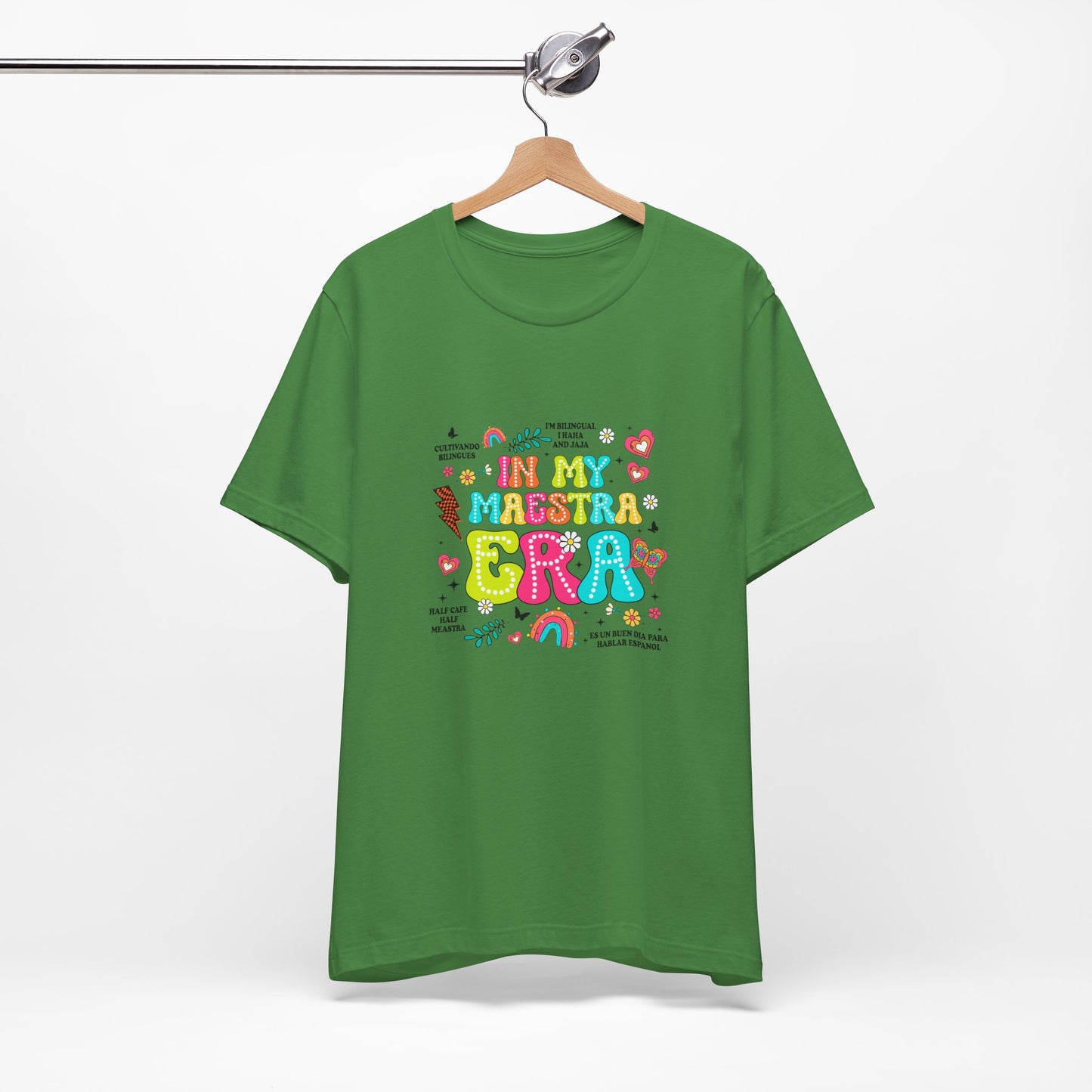 En mi camisa Maestra Era, camisa Maestra española, camiseta Maestra española, camisa personalizada de profesora de español, regalos personalizados para profesora 