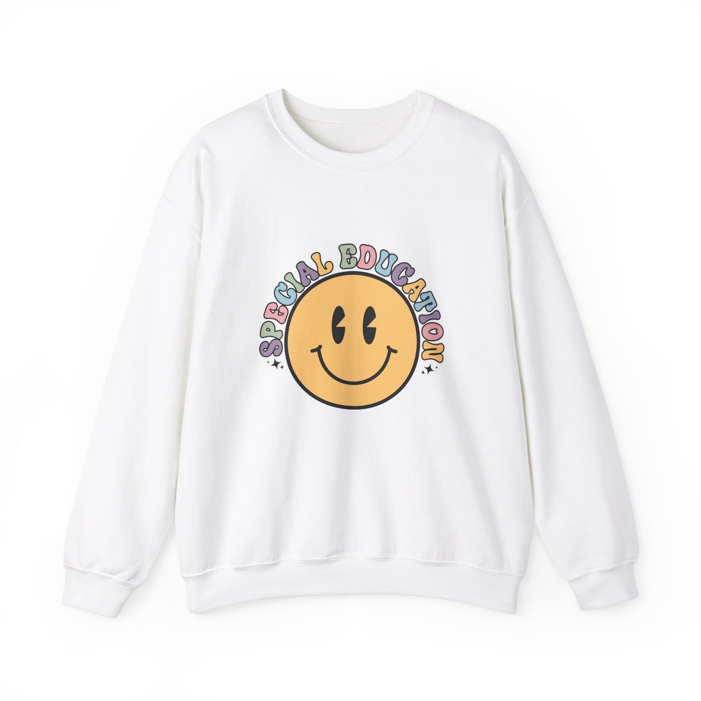 Retro Smiley Teacher Sweatshirt, Smiley SPED Sweatshirt, Special Education Teacher Sweatshirt, Teacher Life Sweater, Teacher Sweatshirt, Cute Teacher Sweatshirt, Back to School Sweatshirt