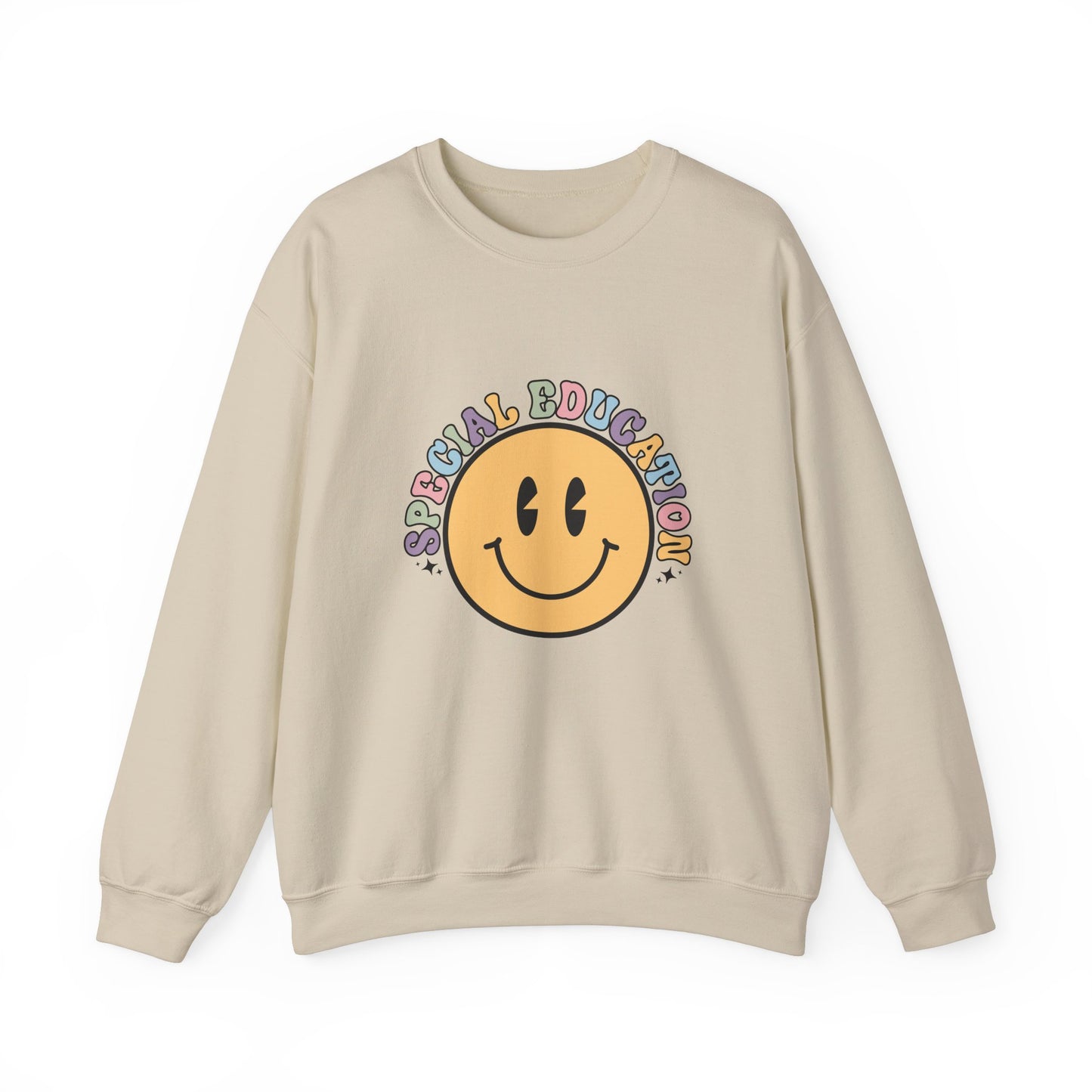 Retro Smiley Teacher Sweatshirt, Smiley SPED Sweatshirt, Special Education Teacher Sweatshirt, Teacher Life Sweater, Teacher Sweatshirt, Cute Teacher Sweatshirt, Back to School Sweatshirt