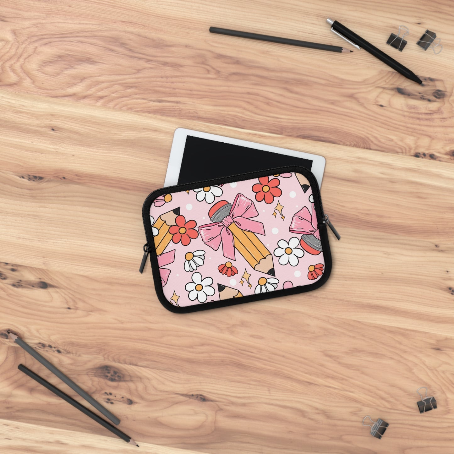 Laptop Case, Laptop Cover, Laptop Sleeve, Laptop Protector, MacBook Air Case, Mac Pro Case, Teacher Laptop Case, Pink Coquette Teacher Laptop Case