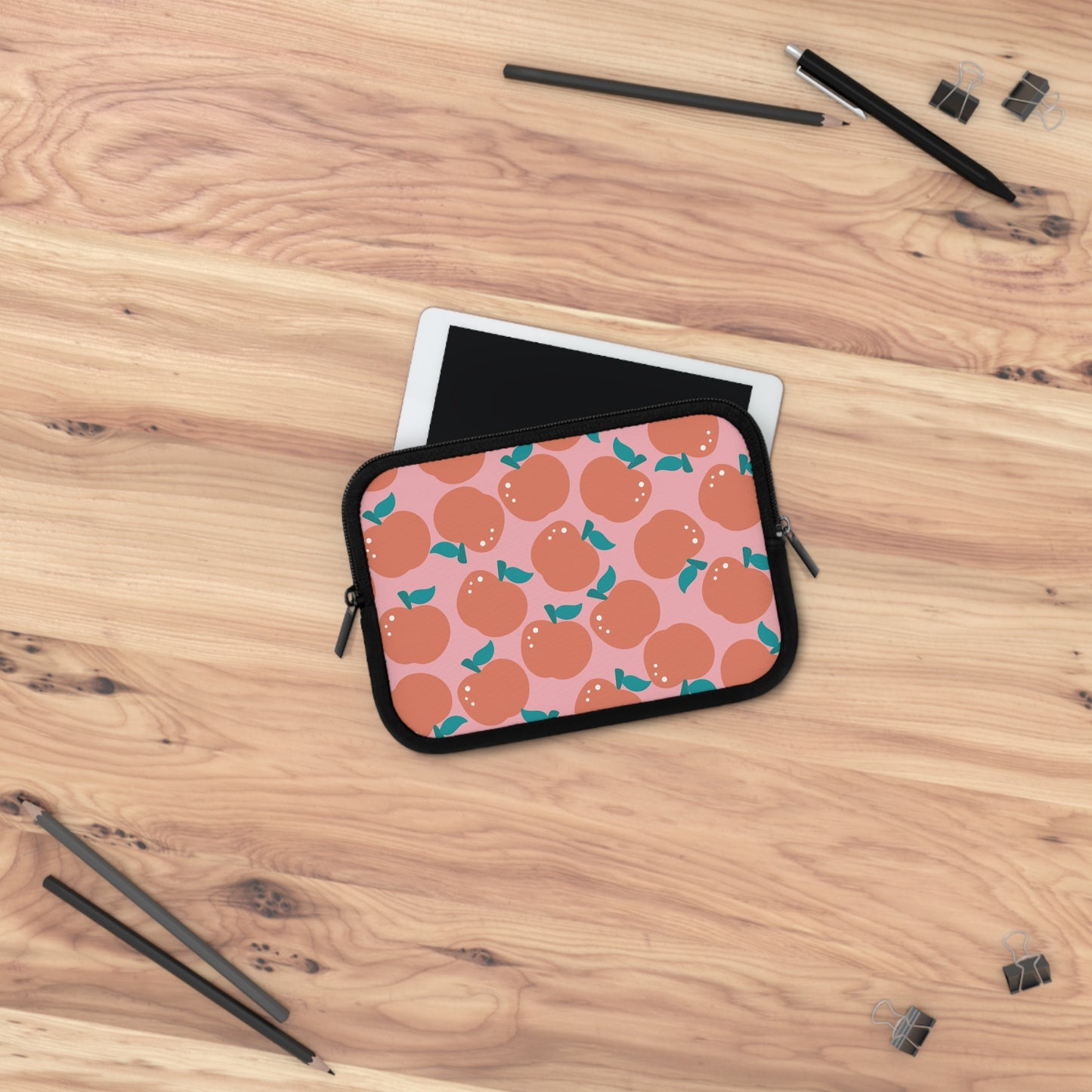 Laptop Case, Laptop Cover, Laptop Sleeve, Laptop Protector, MacBook Air Case, Mac Pro Case, Teacher Laptop Case, Pink Apples Teacher Laptop Case