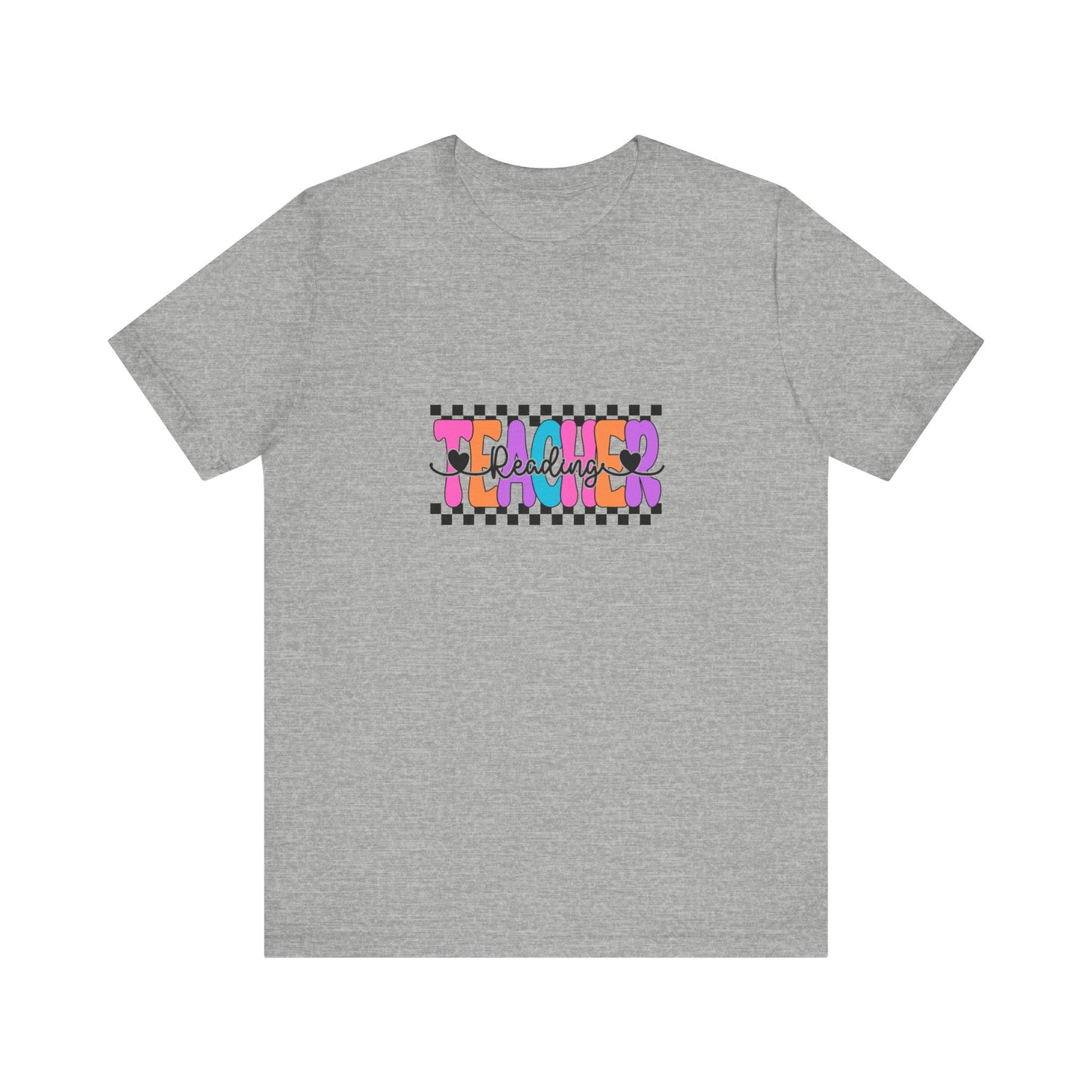 Retro Checkerboard Reading Teacher Shirt, Elementary School Teacher Tee, Primary School Teacher Tee, Middle School Teacher Tee, Secondary School Teacher Tee, High School Teacher Tee, Back to School Shirt, Teacher Life, Teacher Lifestyle Shirt