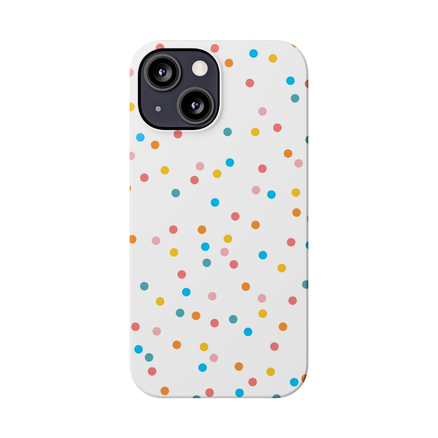 Teacher Slim Phone Case, Confetti Dots Teacher Phone Case, Back to School Teacher Phone Case, iPhone Case, Teacher Gift Ideas