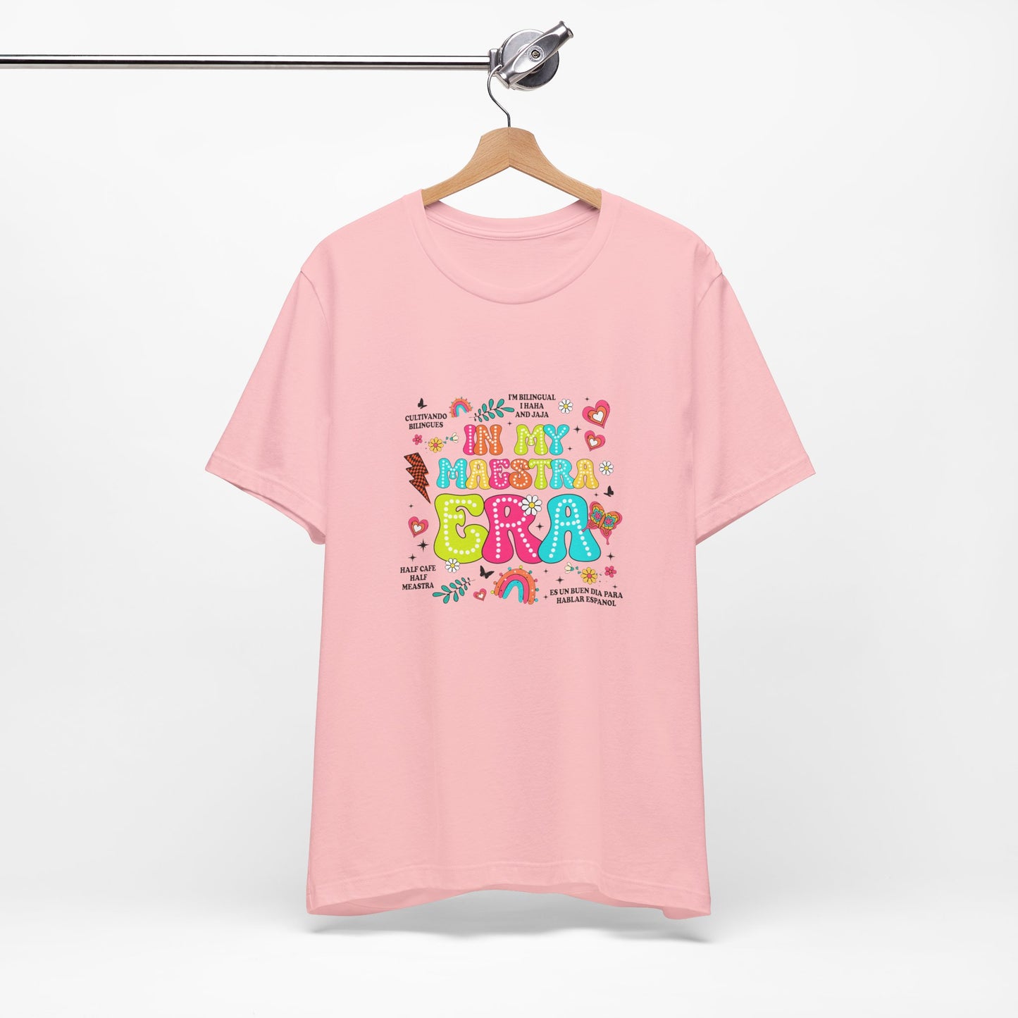 En mi camisa Maestra Era, camisa Maestra española, camiseta Maestra española, camisa personalizada de profesora de español, regalos personalizados para profesora 