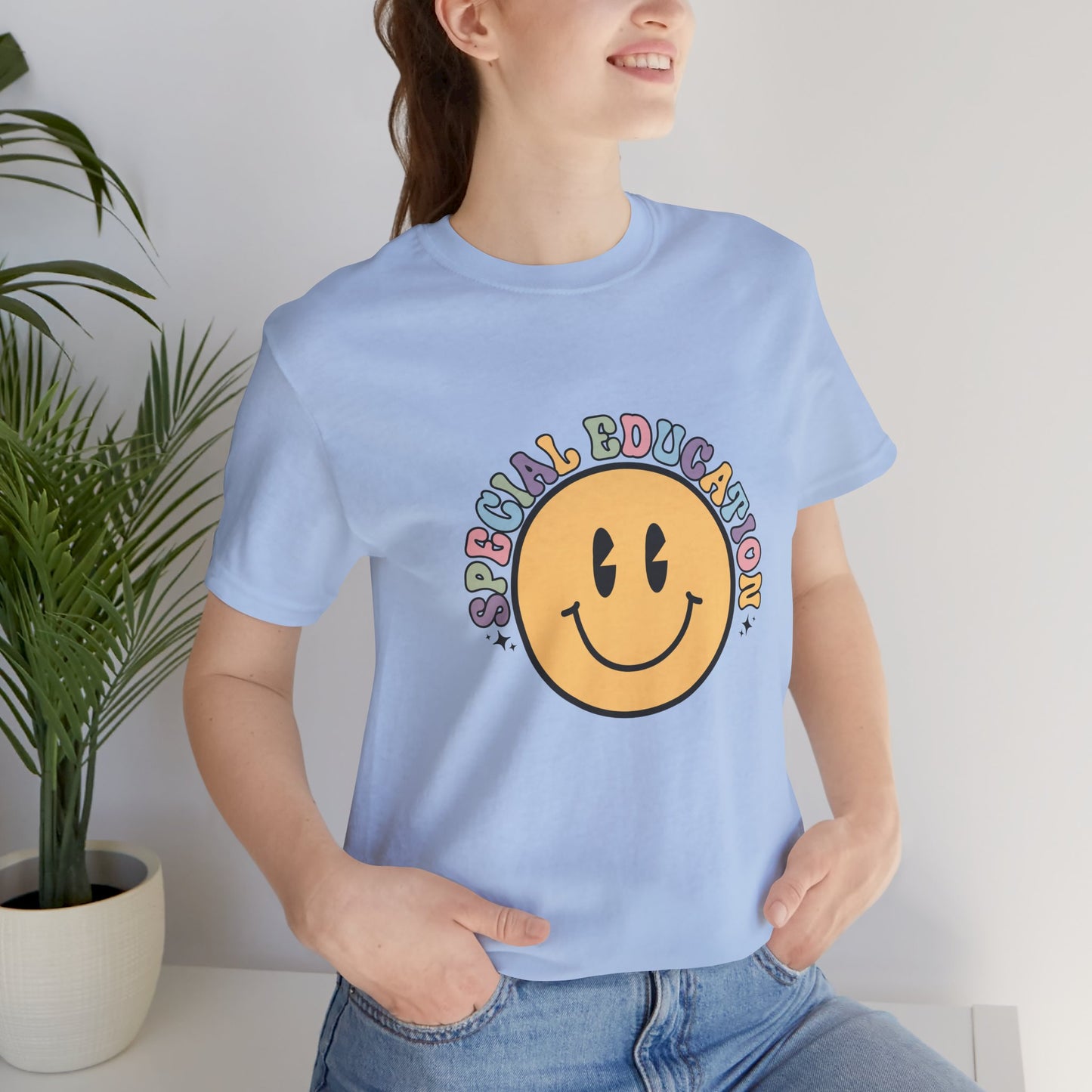 Smiley Special Education Teacher Shirt, Retro Style Smiley SPED Teacher Shirt, SPED T-Shirt, Special Education Teacher Shirt, Teacher Life Shirt, Teacher Shirt, Custom Teacher Shirt, Custom Teacher Gift