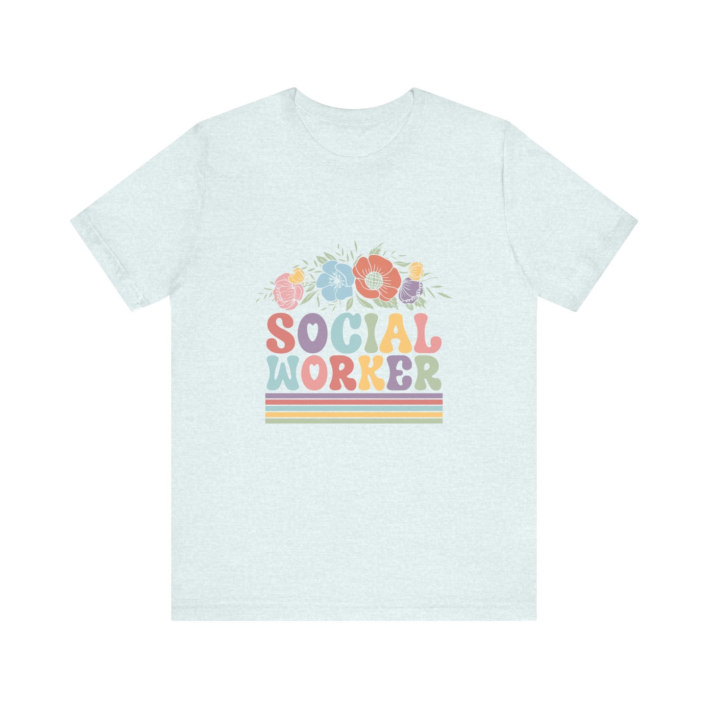 Social Worker Flowers Shirt, Social Worker Wildflowers Shirt, School Counselor Flower Shirt, Back to School Counselor Shirt, School Counselor Shirt, School Staff Shirt