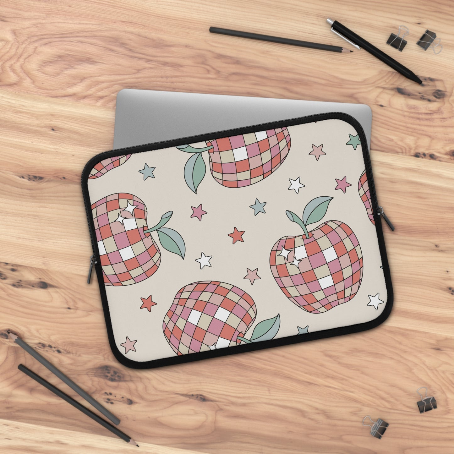 Laptop Case, Laptop Cover, Laptop Sleeve, Laptop Protector, MacBook Air Case, Mac Pro Case, Teacher Laptop Case, Disco Apple Teacher Laptop Case