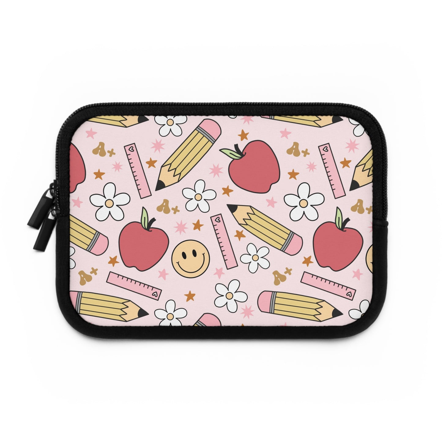 Laptop Case, Laptop Cover, Laptop Sleeve, Laptop Protector, MacBook Air Case, Mac Pro Case, Teacher Laptop Case, Apples and SmileysTeacher Laptop Case