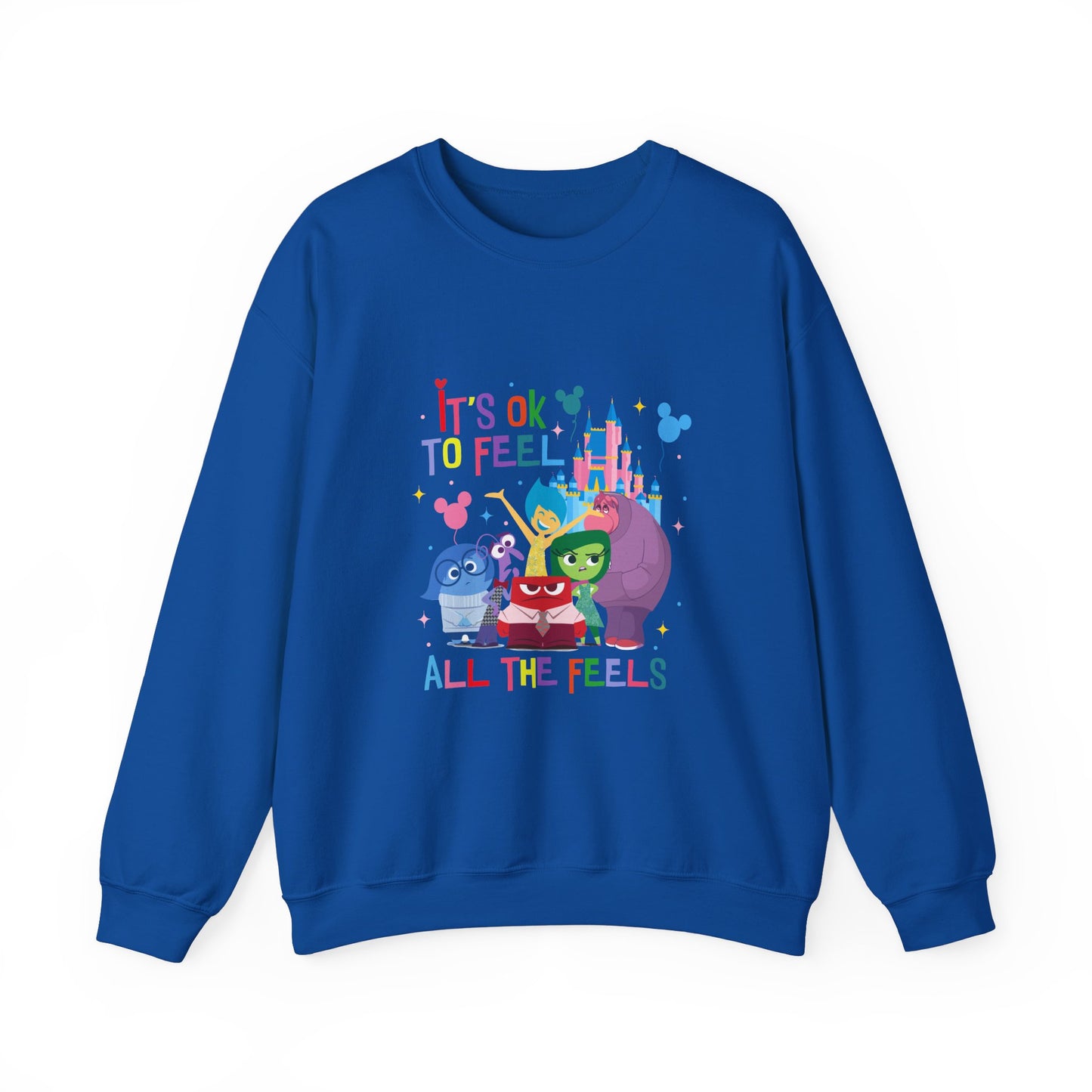 It's Ok to Feel All the Feels Castle Sweatshirt, Feel the Feels Sweater, Emotions Sweater, In My Emotions Era Sweatshirt, Back to School Teacher Sweater