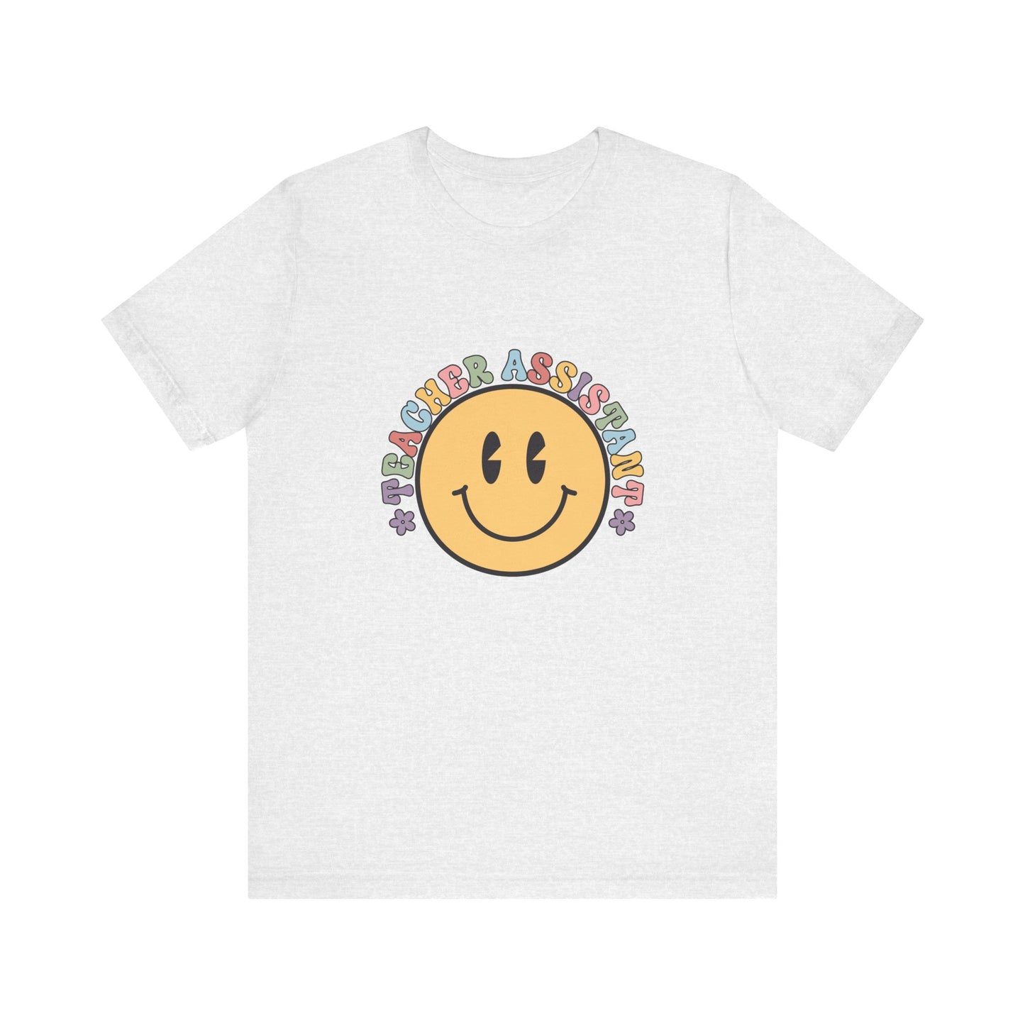 Smiley Teacher Assistant Shirt, Retro Style Smiley Teacher Assistant Shirt, Teacher Assistant Tee, Smiley Teacher Assistant Shirt, Teacher Assistant Life Shirt, Custom Teacher Assistant Shirt, Custom Teacher Assistant Gift