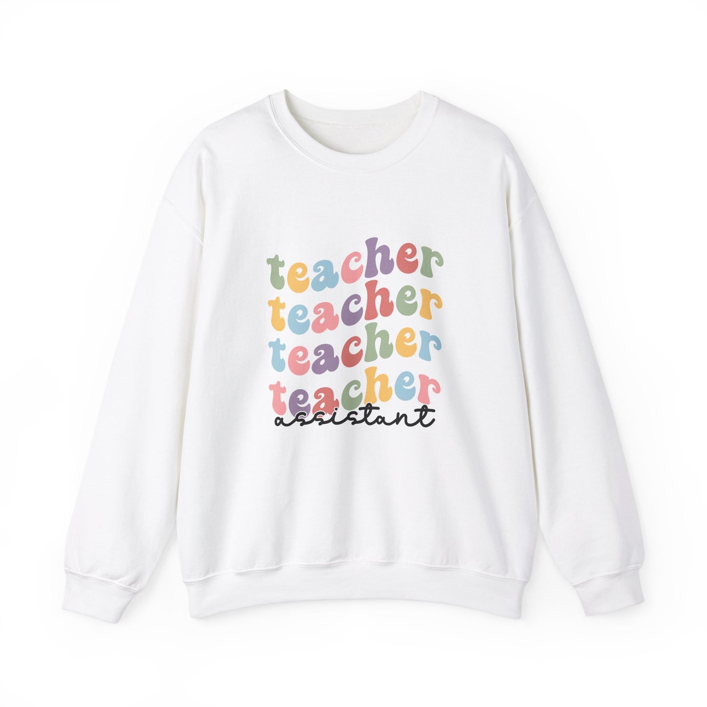 Retro Teacher Assistant Sweatshirt, Retro Teacher Assistant Sweater, Cool Teacher Assistant Sweatshirt, Teacher Assistant Life Sweater, Back to School Sweatshirt