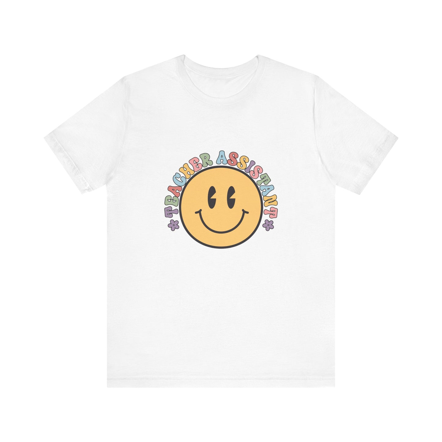 Smiley Teacher Assistant Shirt, Retro Style Smiley Teacher Assistant Shirt, Teacher Assistant Tee, Smiley Teacher Assistant Shirt, Teacher Assistant Life Shirt, Custom Teacher Assistant Shirt, Custom Teacher Assistant Gift