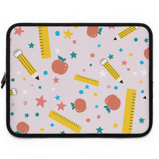 Laptop Case, Laptop Cover, Laptop Sleeve, Laptop Protector, MacBook Air Case, Mac Pro Case, Teacher Laptop Case, Stars and Confetti Teacher Laptop Case