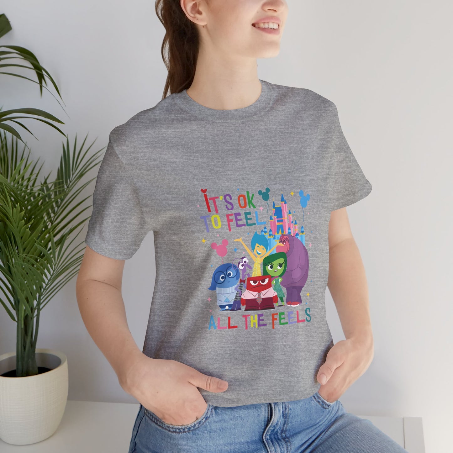 It's Ok to Feel All the Feels Castle Shirt, Emotions T Shirt, In My Emotions Era T Shirt, Emotions Tour T Shirt, Teacher Shirt, Custom Teacher Shirt, Custom Teacher Gifts, Lifestyle Shirt