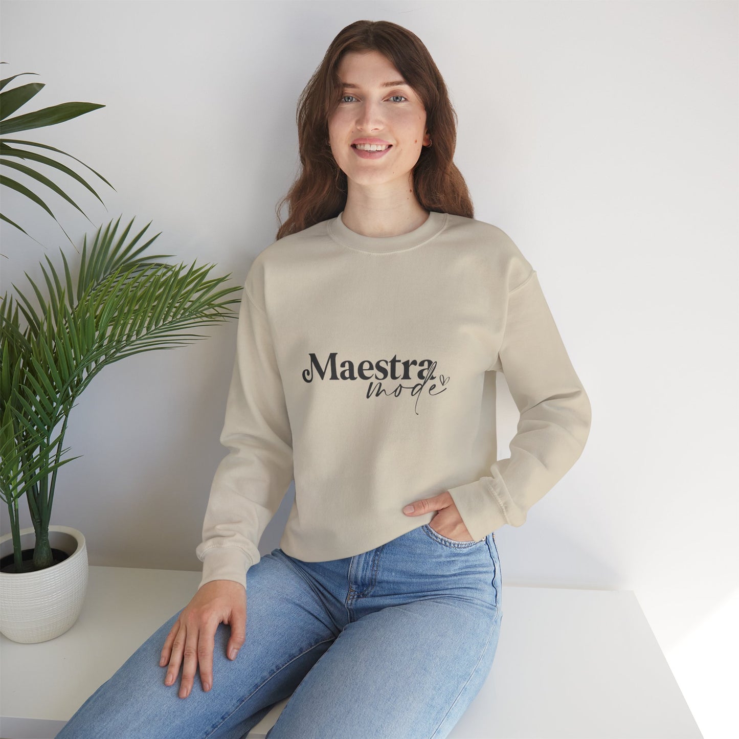 Maestra Mode Sweatshirt, Maestra Mode Teacher Sweater, Spanish Teacher Sweatshirt, Classic Teacher Sweatshirt, Classic Teacher Sweater, Cute Teacher Sweatshirt, Back to School Sweatshirt