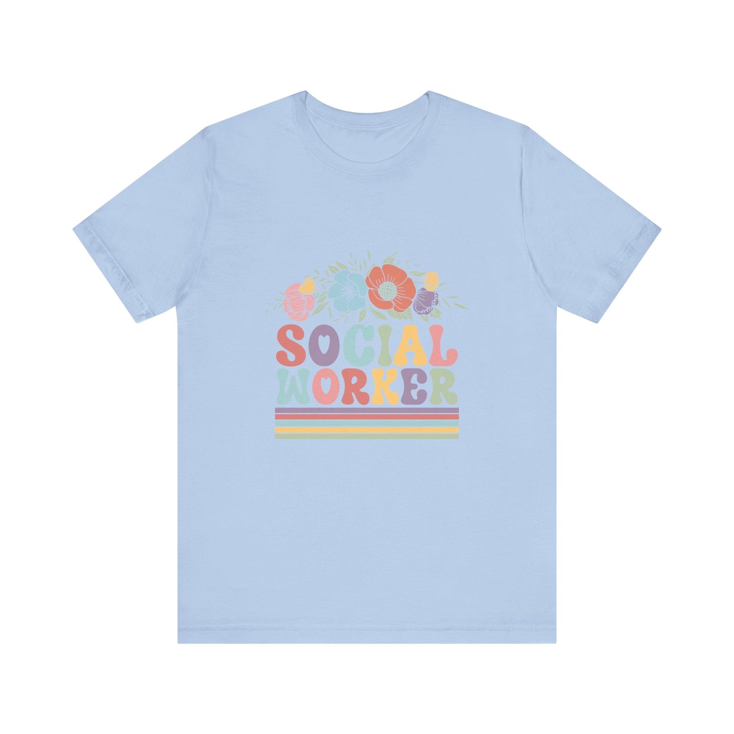 Social Worker Flowers Shirt, Social Worker Wildflowers Shirt, School Counselor Flower Shirt, Back to School Counselor Shirt, School Counselor Shirt, School Staff Shirt