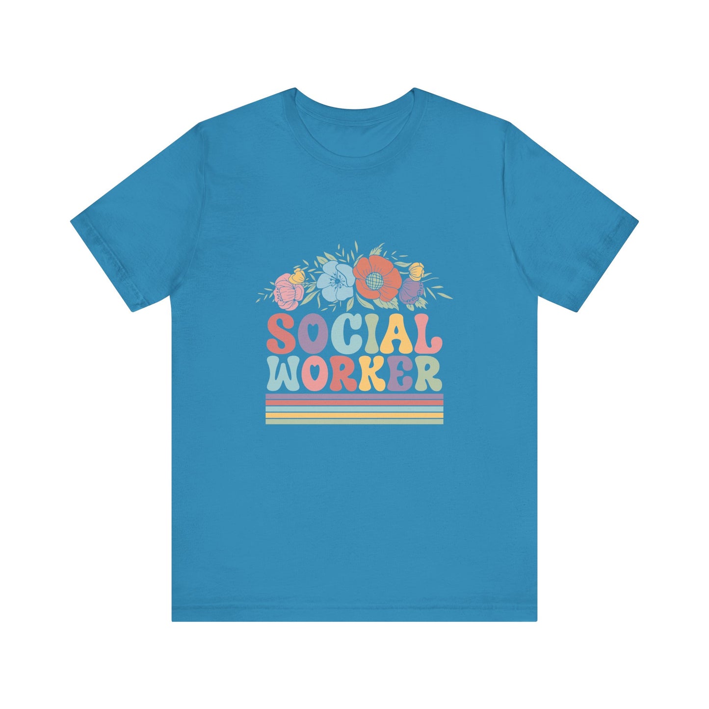 Social Worker Flowers Shirt, Social Worker Wildflowers Shirt, School Counselor Flower Shirt, Back to School Counselor Shirt, School Counselor Shirt, School Staff Shirt