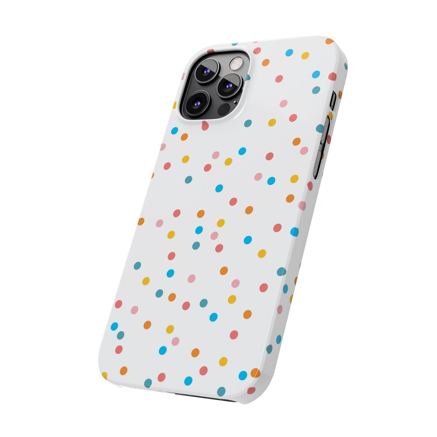 Teacher Slim Phone Case, Confetti Dots Teacher Phone Case, Back to School Teacher Phone Case, iPhone Case, Teacher Gift Ideas