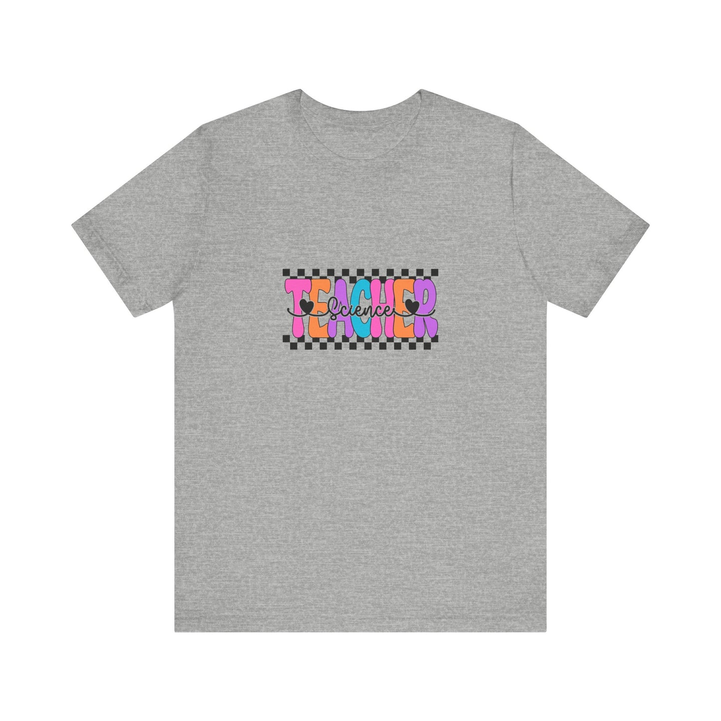 Retro Checkerboard Science Teacher Shirt, STEM Teacher Shirt, Elementary School Teacher, Primary School Teacher, Middle School Teacher Tee, Secondary School Teacher Tee, High School Teacher, Back to School Shirt, Teacher Life, Teacher Lifestyle Shirt