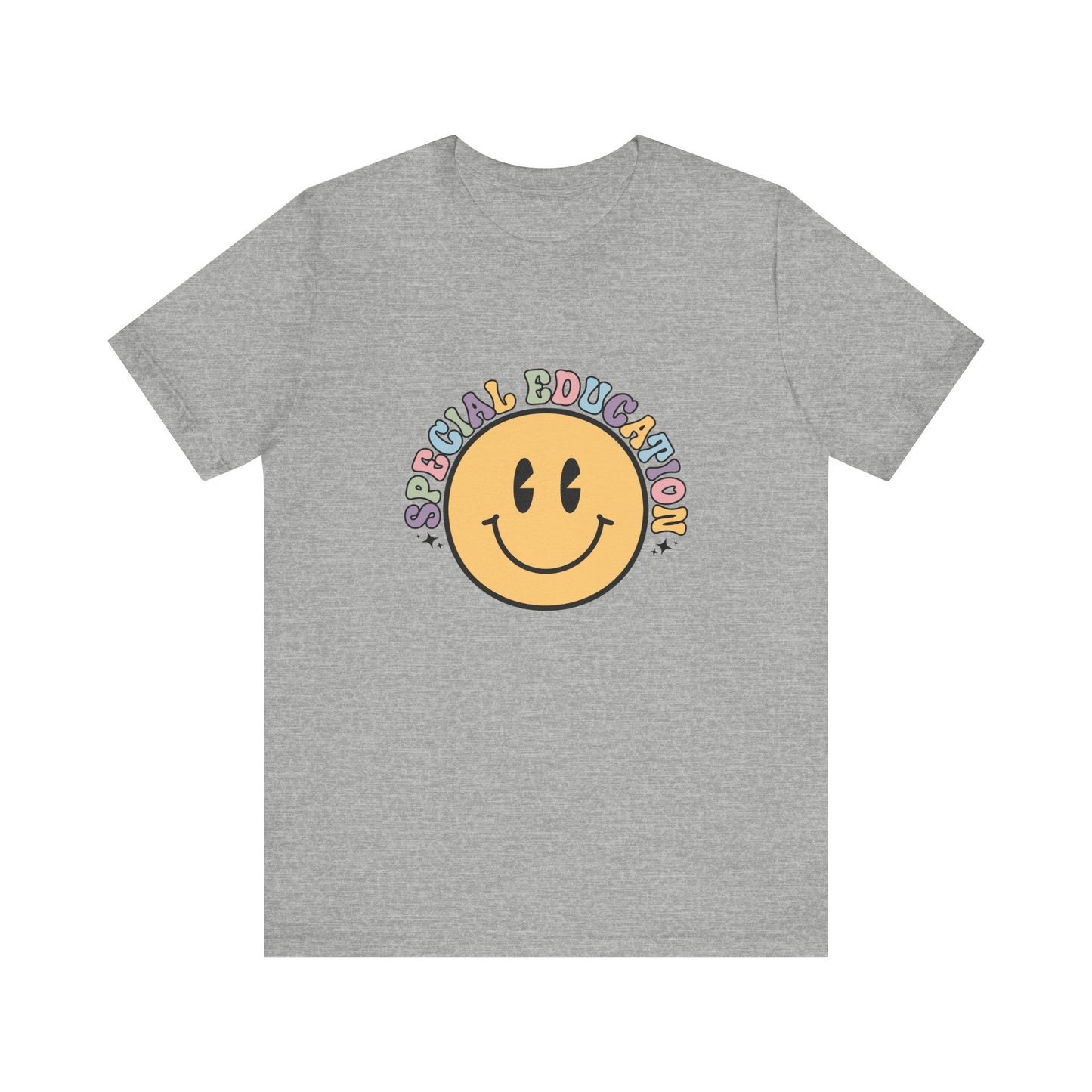 Smiley Special Education Teacher Shirt, Retro Style Smiley SPED Teacher Shirt, SPED T-Shirt, Special Education Teacher Shirt, Teacher Life Shirt, Teacher Shirt, Custom Teacher Shirt, Custom Teacher Gift