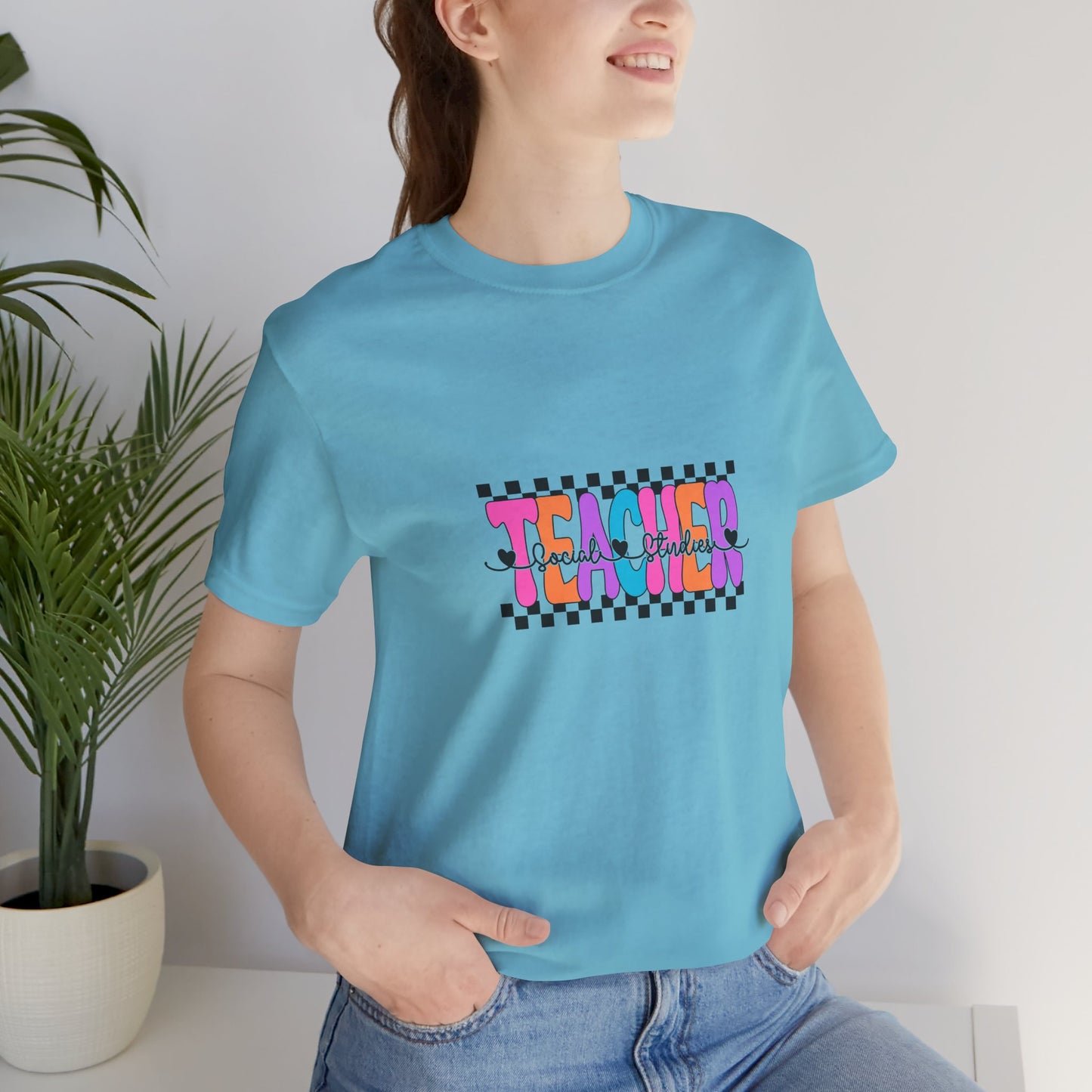 Retro Checkerboard Social Studies Teacher Shirt, Elementary School Teacher, Primary School Teacher, Middle School Teacher Tee, Secondary School Teacher Tee, High School Teacher, Back to School Shirt, Teacher Life, Teacher Lifestyle Shirt